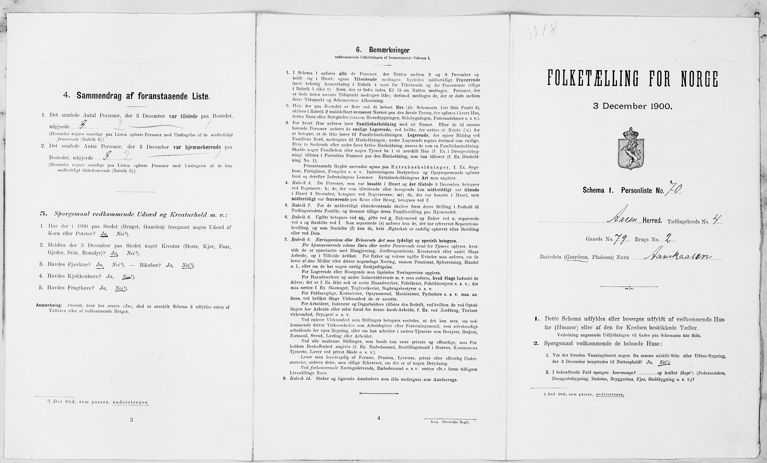 SAT, Folketelling 1900 for 1716 Åsen herred, 1900, s. 552