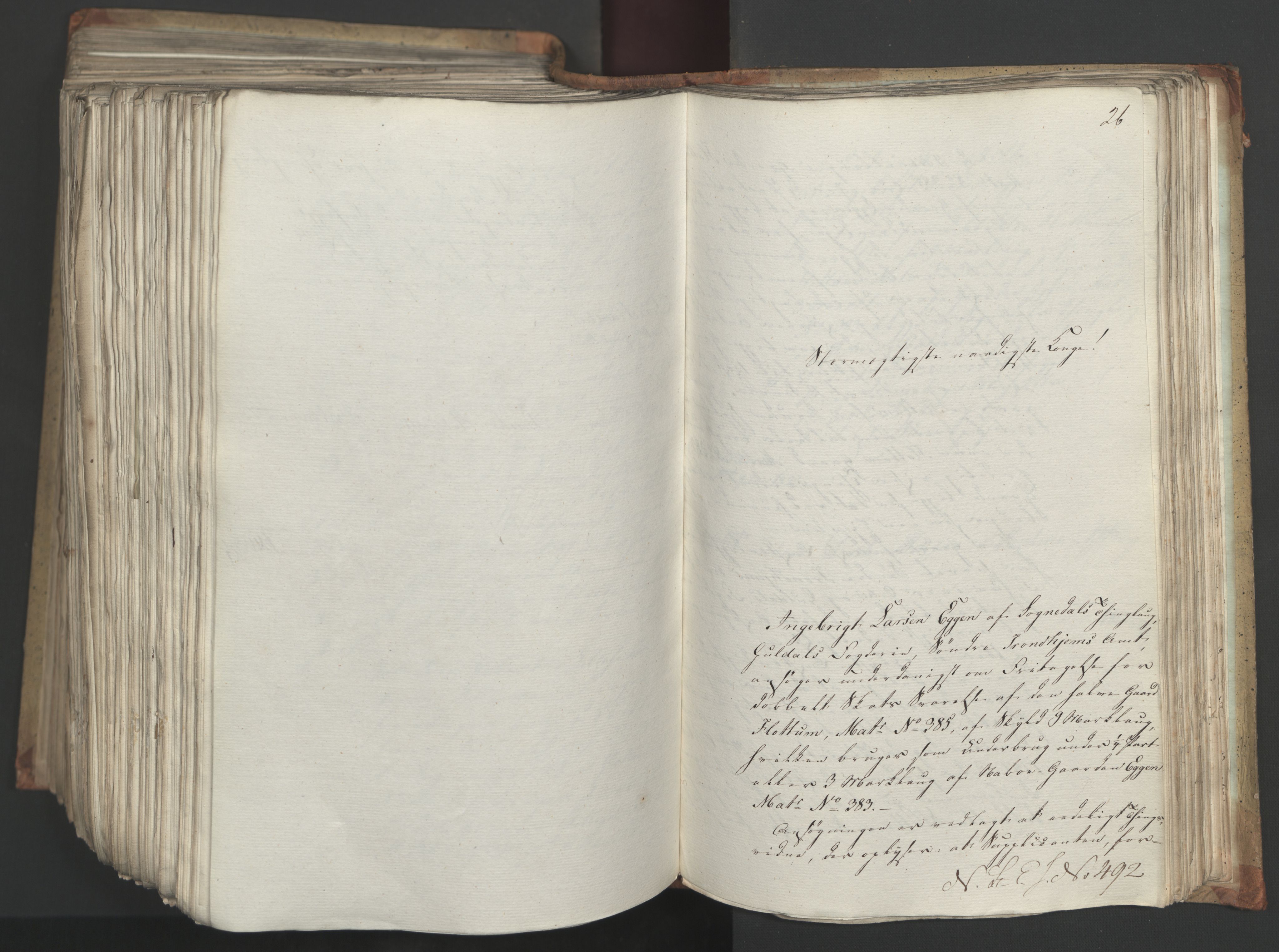 Statsrådsavdelingen i Stockholm, AV/RA-S-1003/D/Da/L0034: Regjeringsinnstillinger nr. 275-540, 1823, s. 588