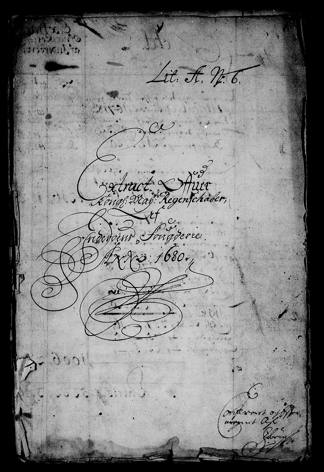 Rentekammeret inntil 1814, Reviderte regnskaper, Stiftamtstueregnskaper, Trondheim stiftamt og Nordland amt, AV/RA-EA-6044/R/Rf/L0060: Trondheim stiftamt, 1680