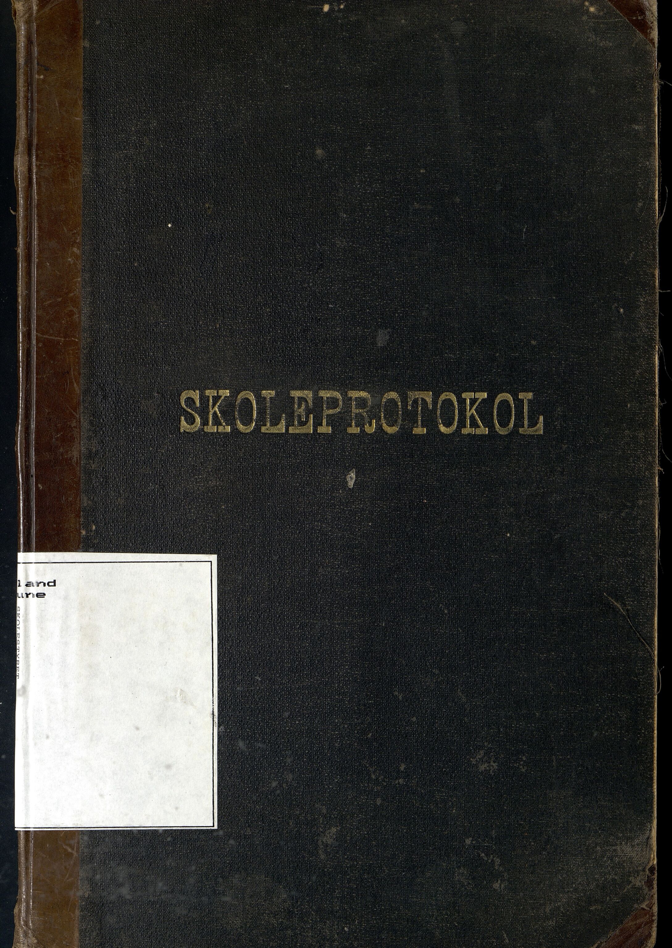 Fjotland kommune - Eiesland Skole, ARKSOR/1037FJ557/H/L0003: Skoleprotokoll, 1907-1923