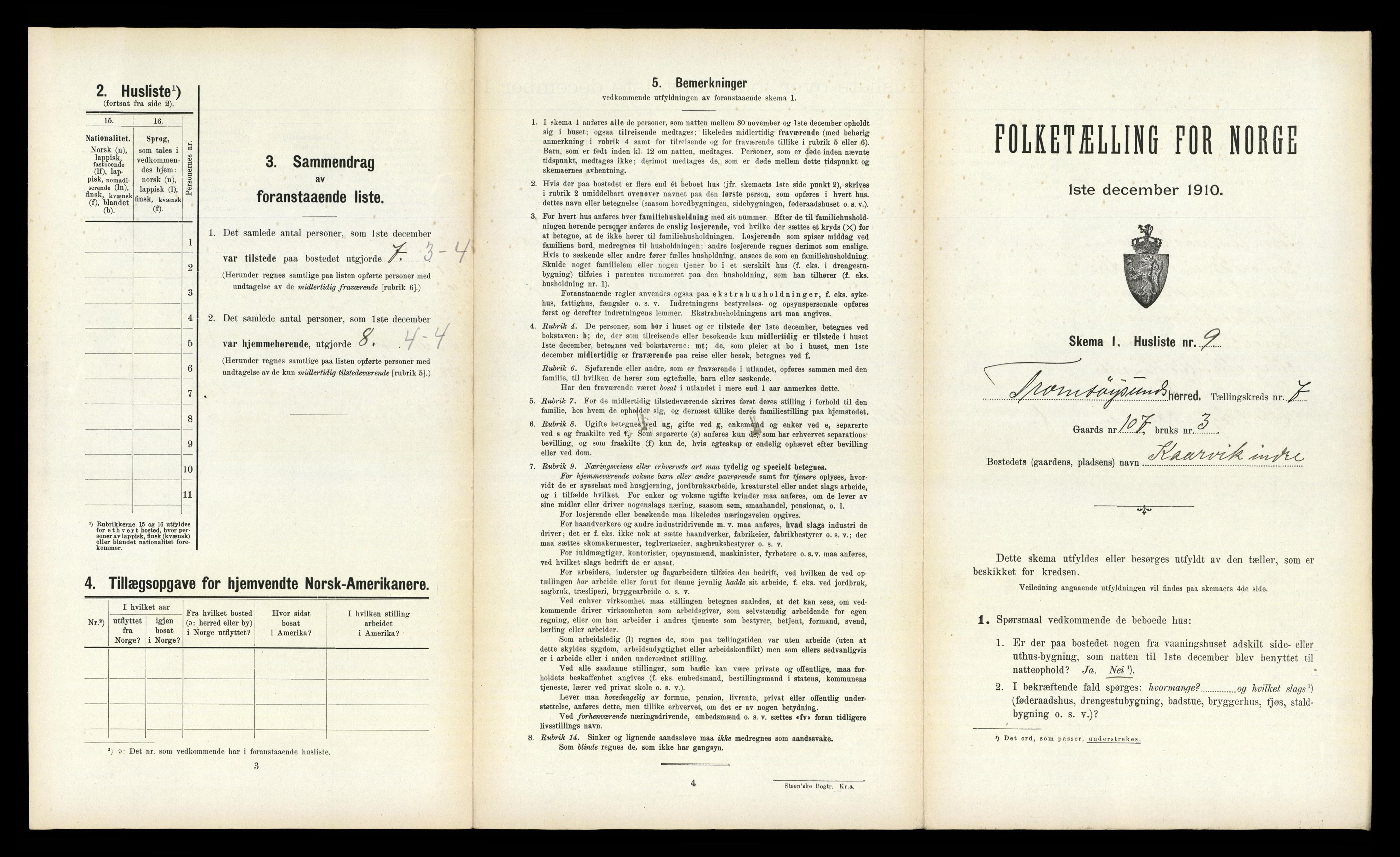 RA, Folketelling 1910 for 1934 Tromsøysund herred, 1910, s. 1341