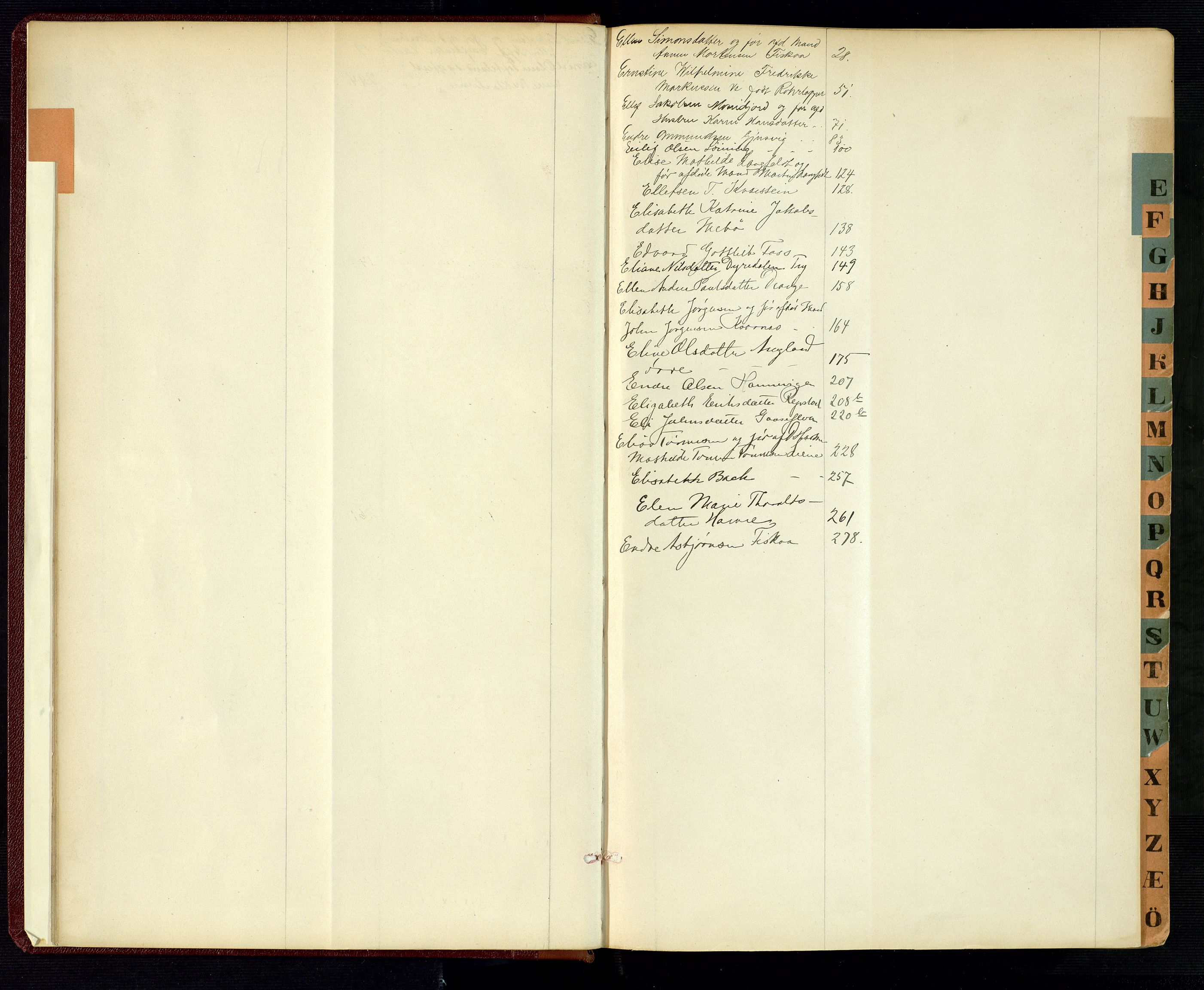 Torridal sorenskriveri, AV/SAK-1221-0012/H/Hc/L0035: Skifteutlodningsprotokoll med navneregister nr. 4, 1888-1906