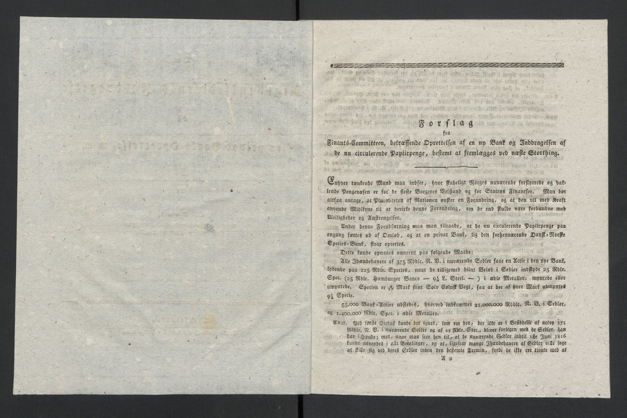 Christie, Wilhelm Frimann Koren, AV/RA-PA-0014/F/L0005: Christies dokumenter fra Stortinget, 1815-1816, s. 527