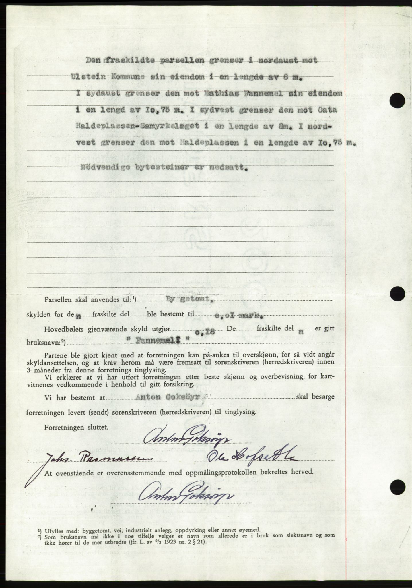 Søre Sunnmøre sorenskriveri, AV/SAT-A-4122/1/2/2C/L0105: Pantebok nr. 31A, 1956-1957, Dagboknr: 2453/1956