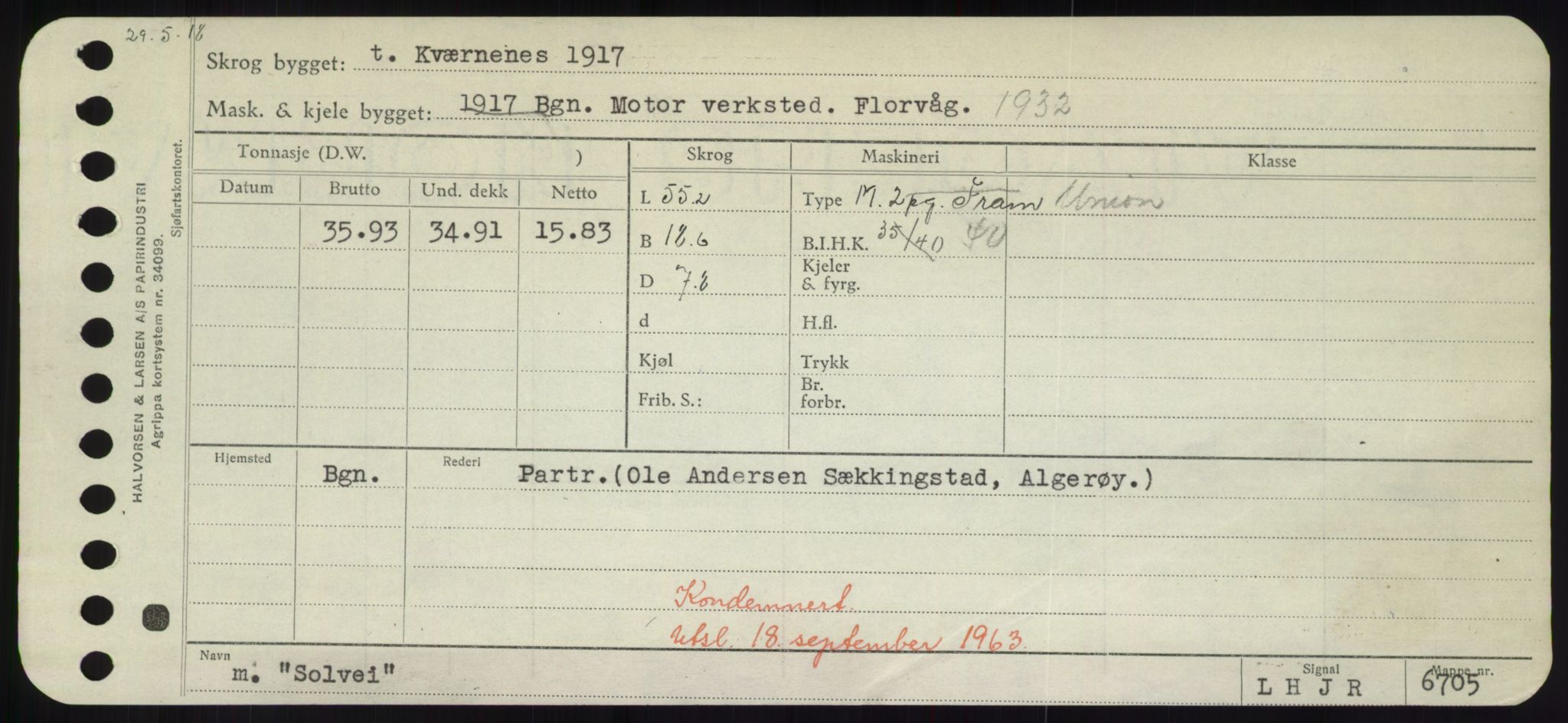 Sjøfartsdirektoratet med forløpere, Skipsmålingen, RA/S-1627/H/Hd/L0035: Fartøy, Sma-Spu, s. 321