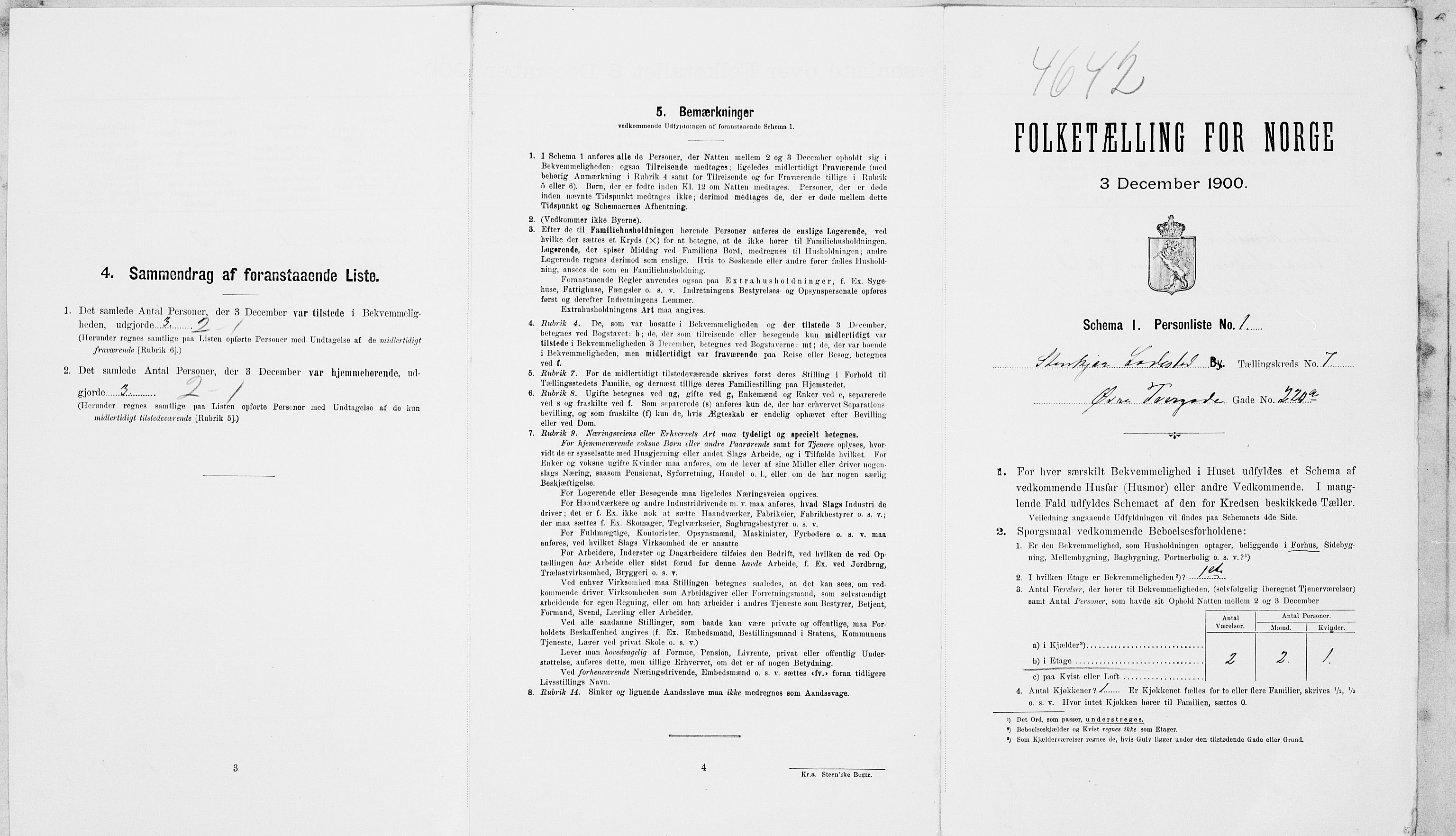 SAT, Folketelling 1900 for 1702 Steinkjer ladested, 1900, s. 753
