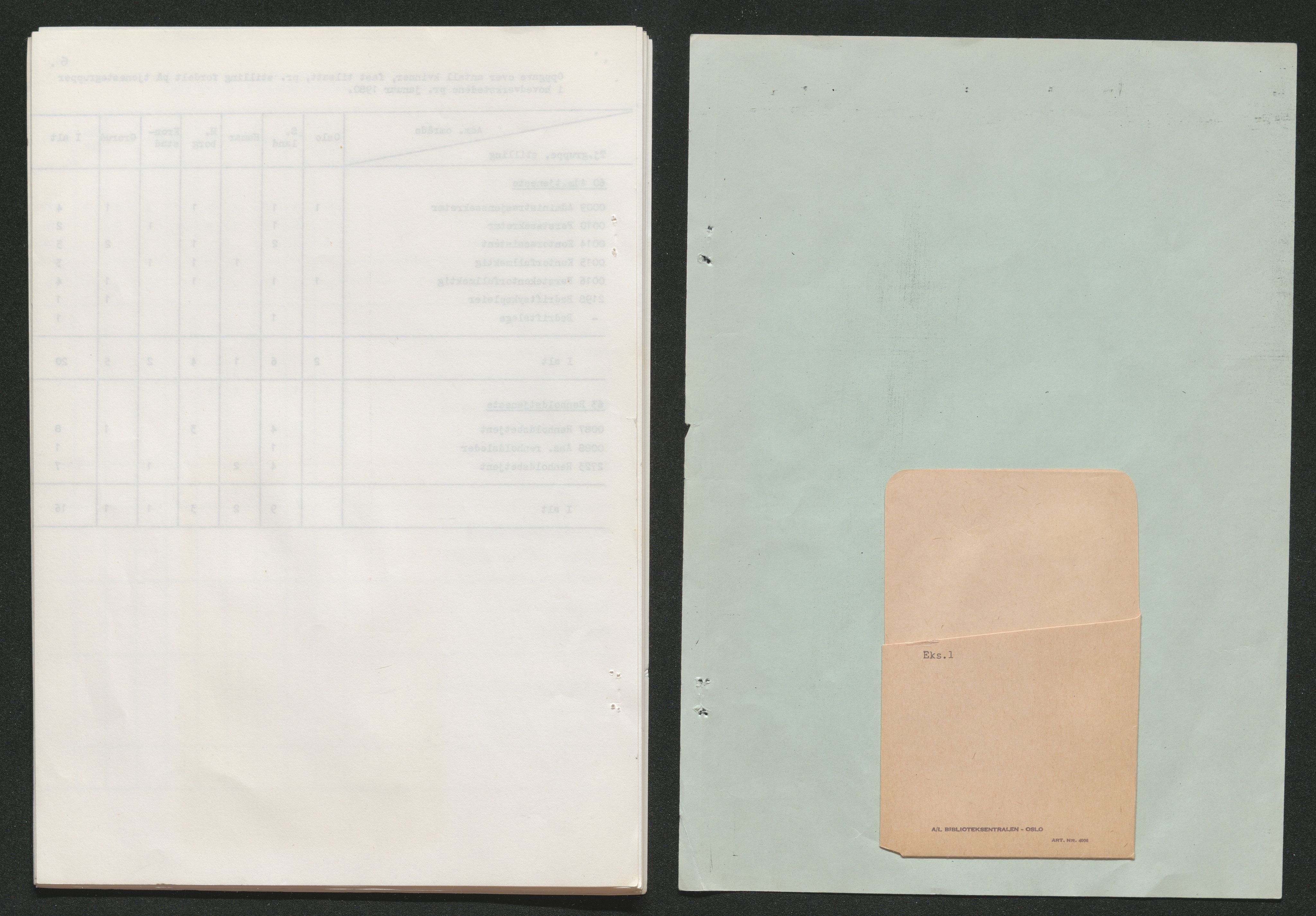 Norges Statsbaner Bibliotek (NSB), SAKO/A-355/F/Fb/L0002: Stortrykk 76 - 139, 1952-2002