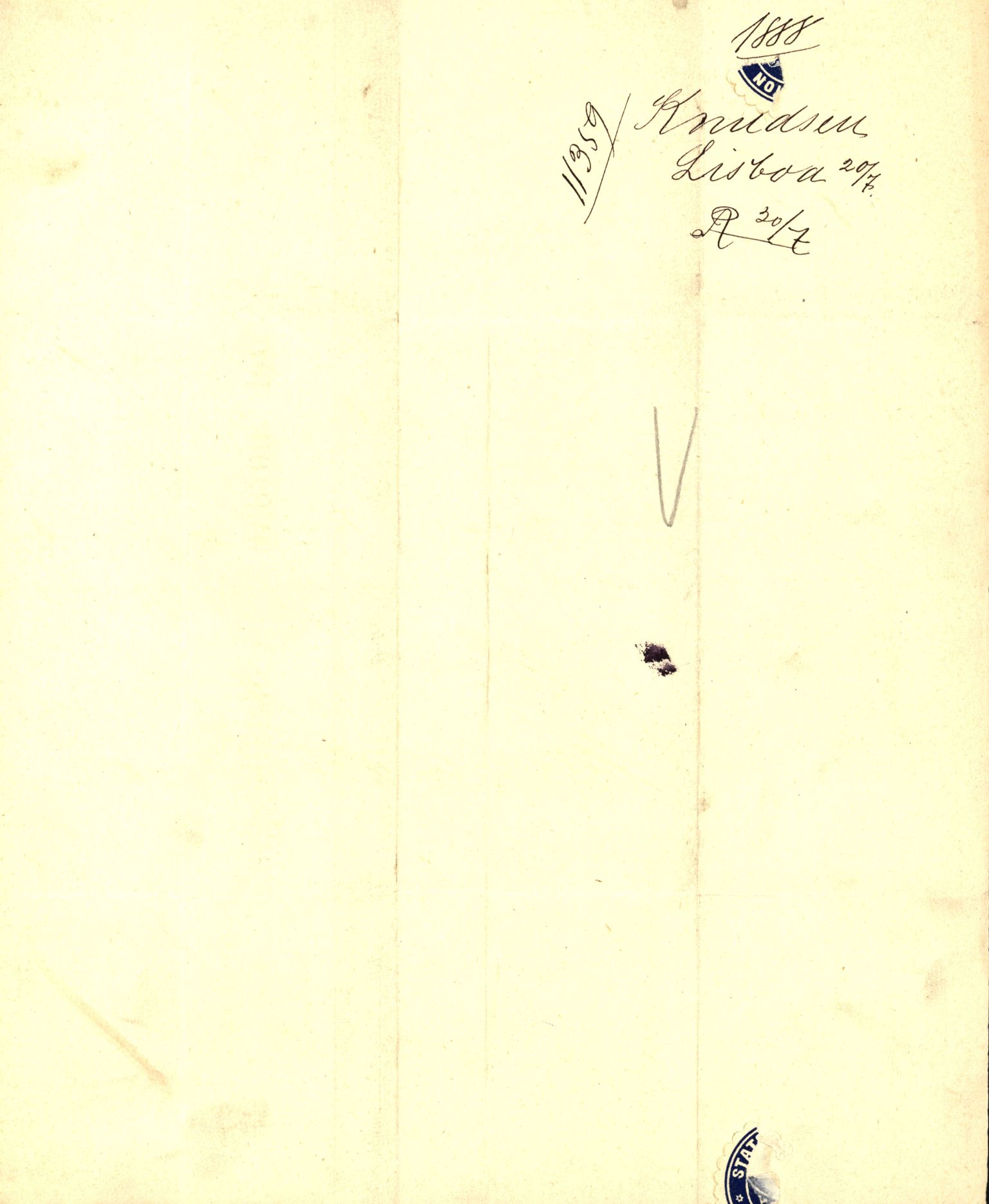 Pa 63 - Østlandske skibsassuranceforening, VEMU/A-1079/G/Ga/L0023/0002: Havaridokumenter / Flora, Frank, Freidig, Sophie, Wilhelmine, 1888, s. 99