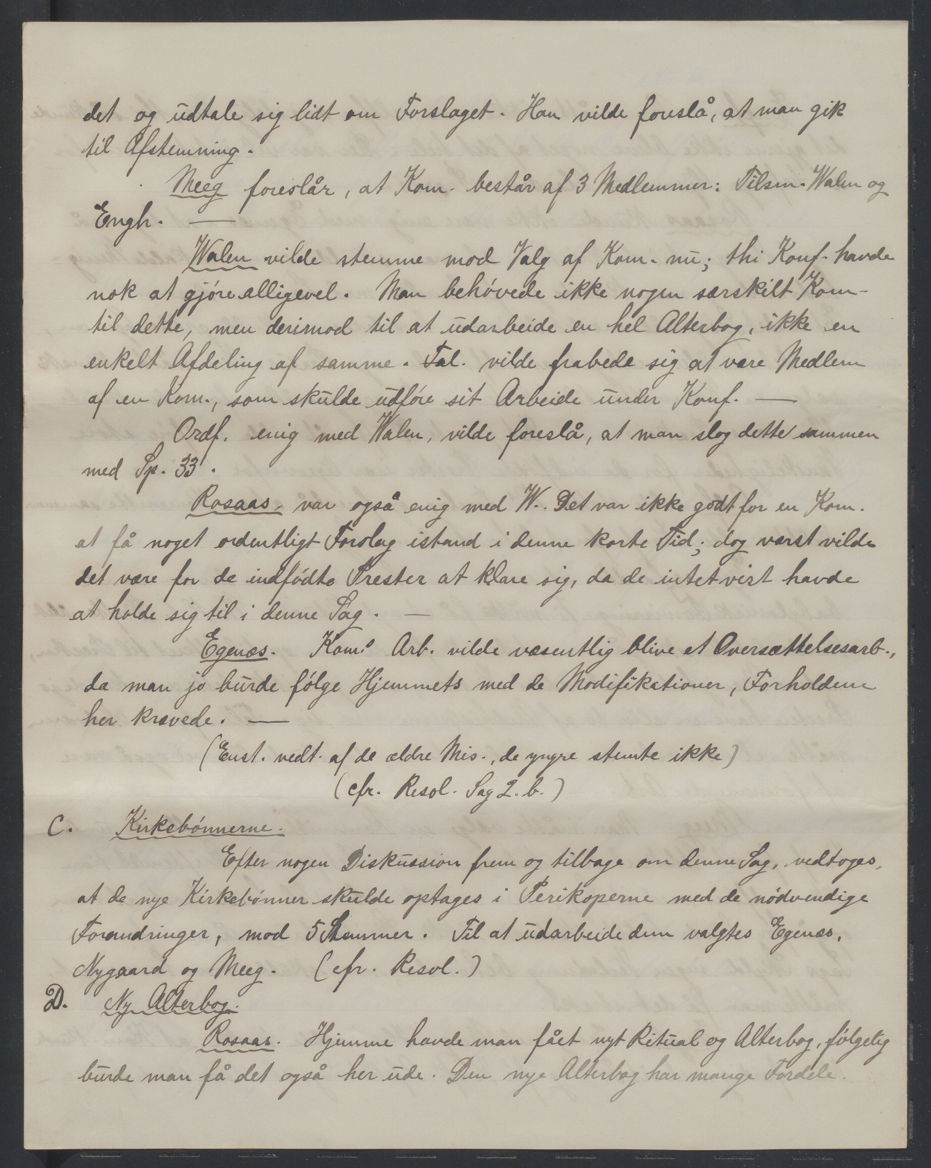 Det Norske Misjonsselskap - hovedadministrasjonen, VID/MA-A-1045/D/Da/Daa/L0038/0001: Konferansereferat og årsberetninger / Konferansereferat fra Madagaskar Innland., 1890