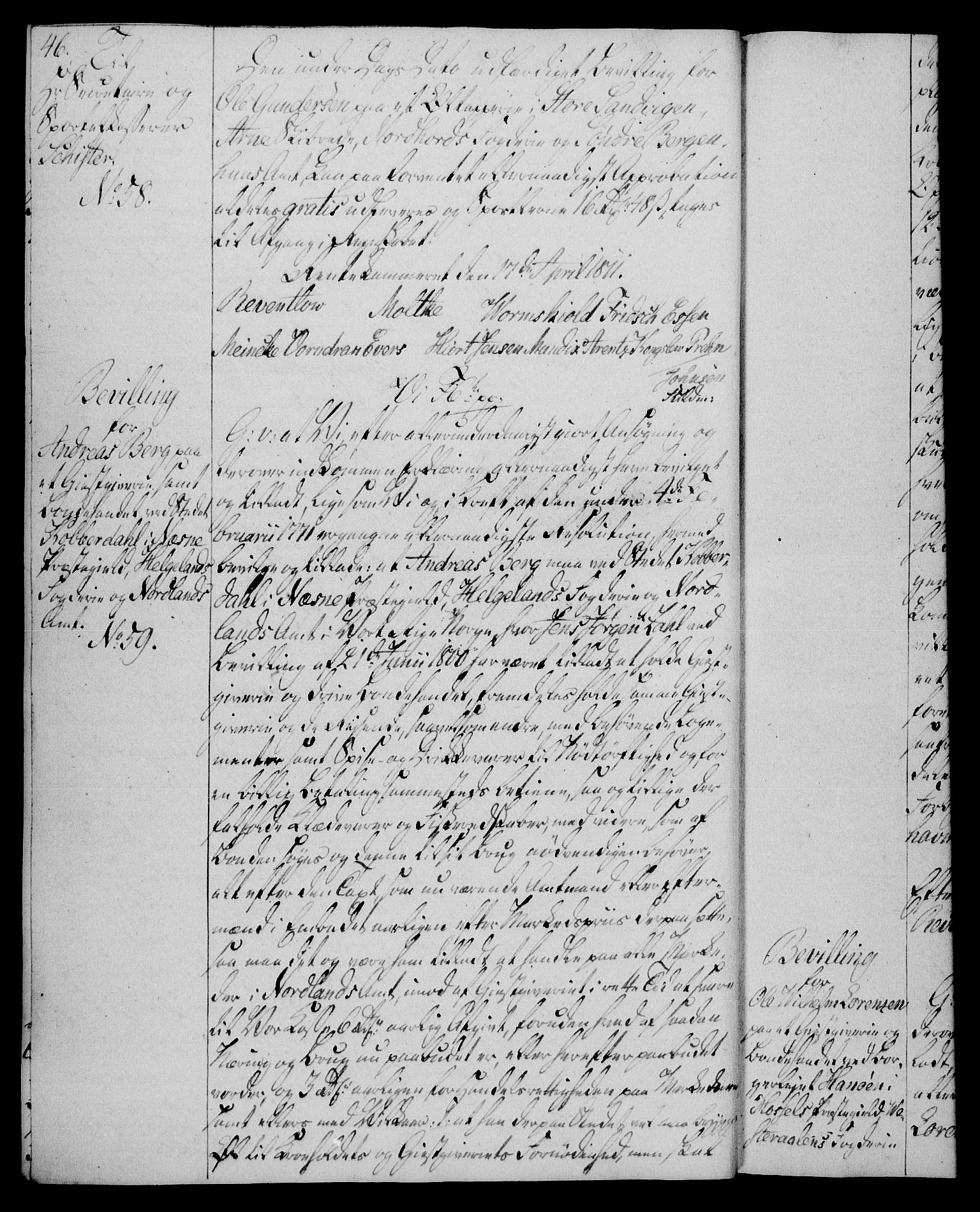 Rentekammeret, Kammerkanselliet, AV/RA-EA-3111/G/Gg/Gga/L0020: Norsk ekspedisjonsprotokoll med register (merket RK 53.20), 1811-1814, s. 46