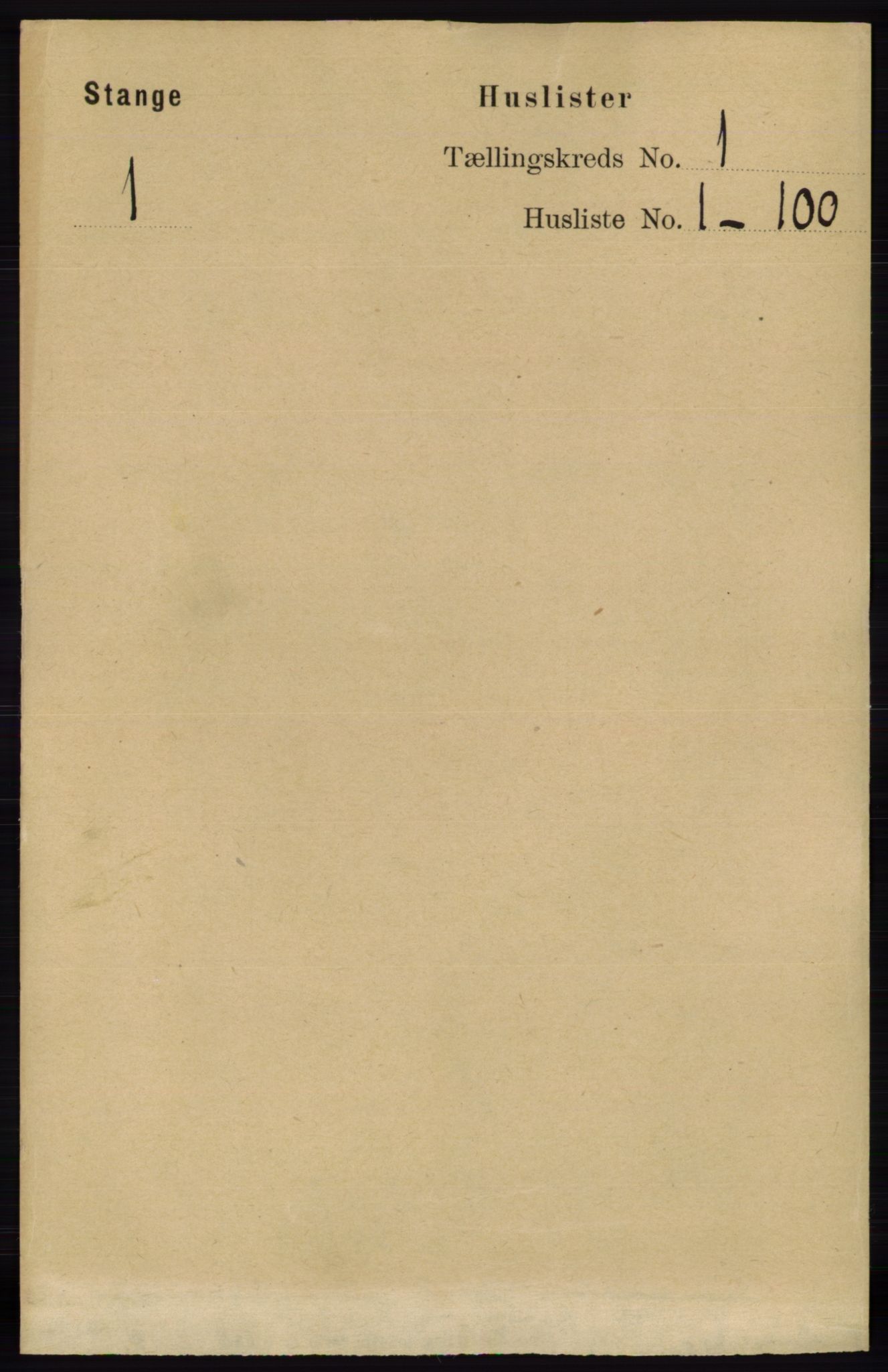 RA, Folketelling 1891 for 0417 Stange herred, 1891, s. 44