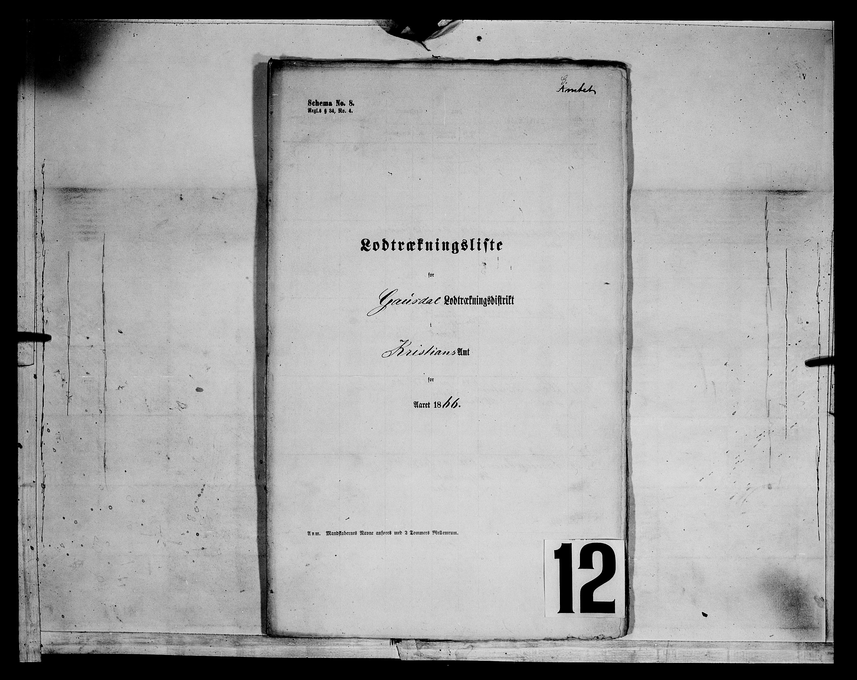 Fylkesmannen i Oppland, SAH/FYO-002/1/K/Kg/L1172: Fåberg, Lillehammer og Gausdal, 1860-1879, s. 422