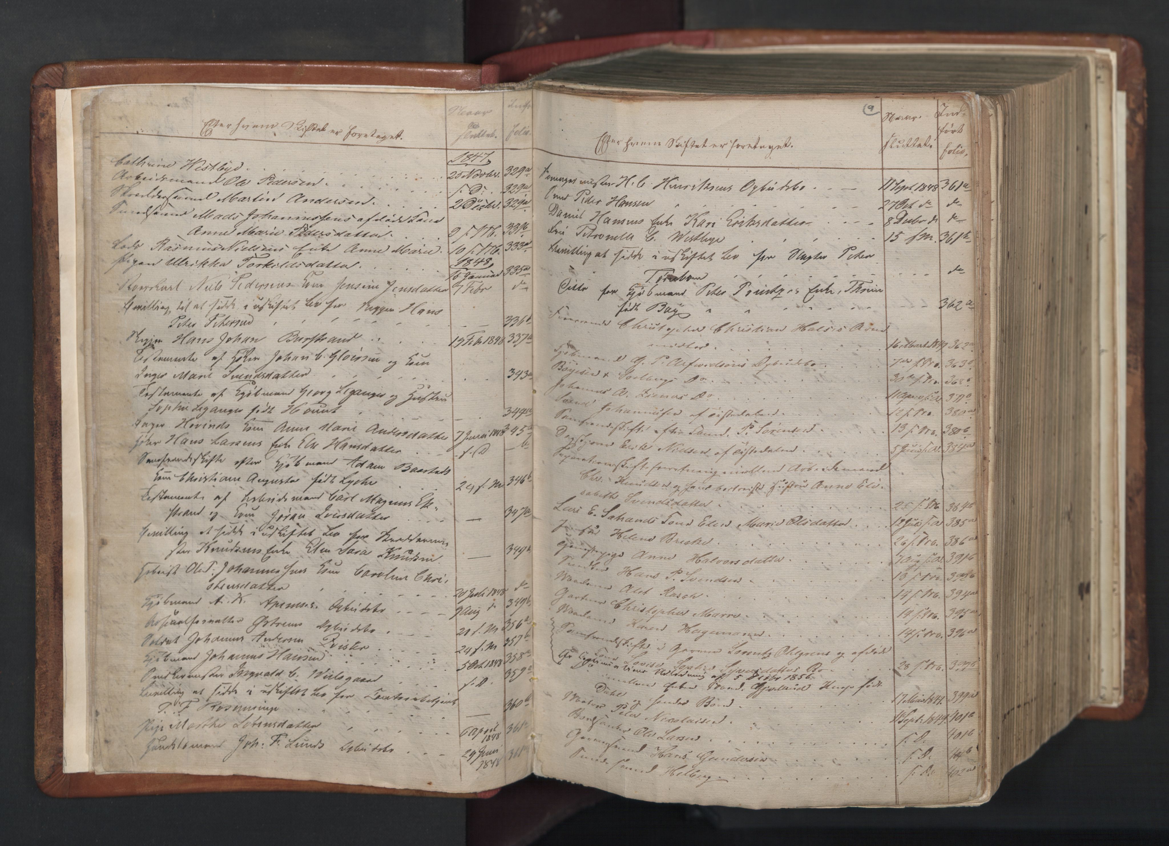Halden byfogd, AV/SAO-A-10865/H/He/L0001: Skifteutlodningsprotokoll, 1838-1859, s. 8b-9a