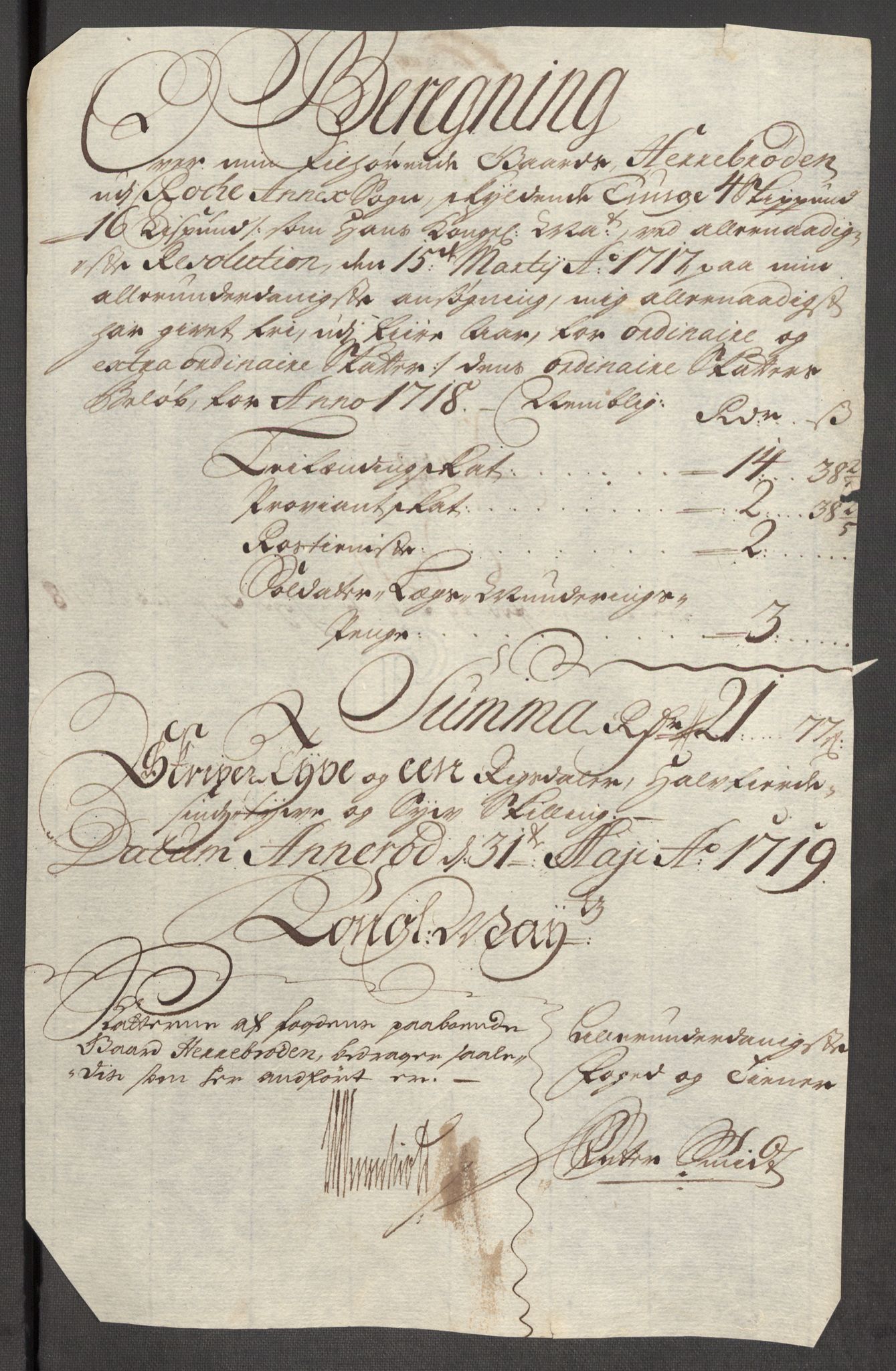 Rentekammeret inntil 1814, Reviderte regnskaper, Fogderegnskap, AV/RA-EA-4092/R01/L0024: Fogderegnskap Idd og Marker, 1717-1718, s. 331