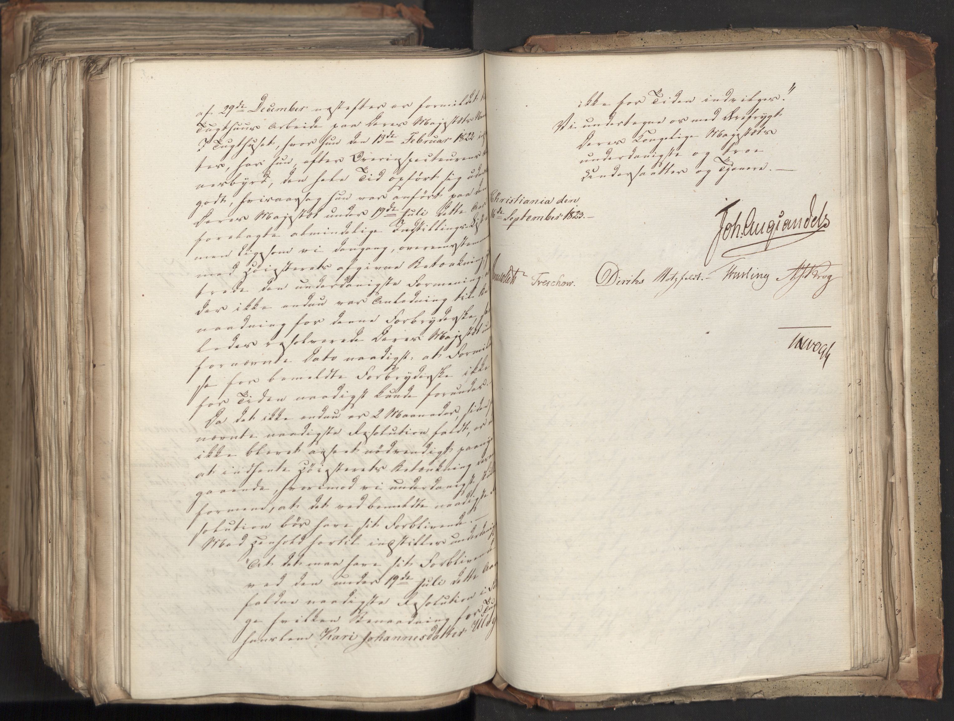 Statsrådsavdelingen i Stockholm, AV/RA-S-1003/D/Da/L0035: Regjeringsinnstillinger nr. 541-840, 1823, s. 698