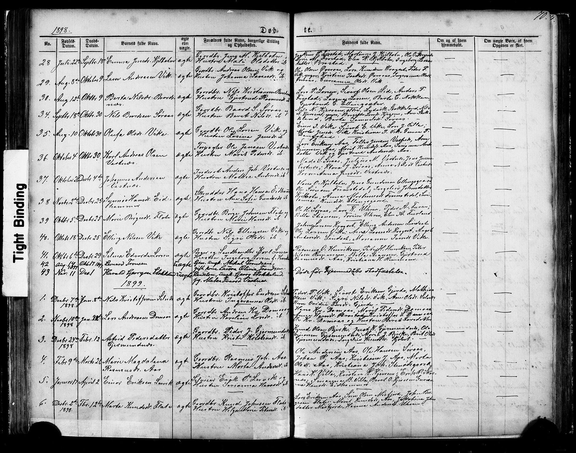 Ministerialprotokoller, klokkerbøker og fødselsregistre - Møre og Romsdal, AV/SAT-A-1454/539/L0536: Klokkerbok nr. 539C02, 1867-1913, s. 70