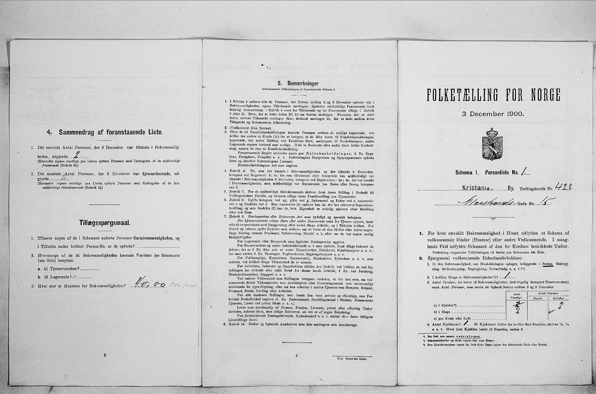 SAO, Folketelling 1900 for 0301 Kristiania kjøpstad, 1900, s. 58741