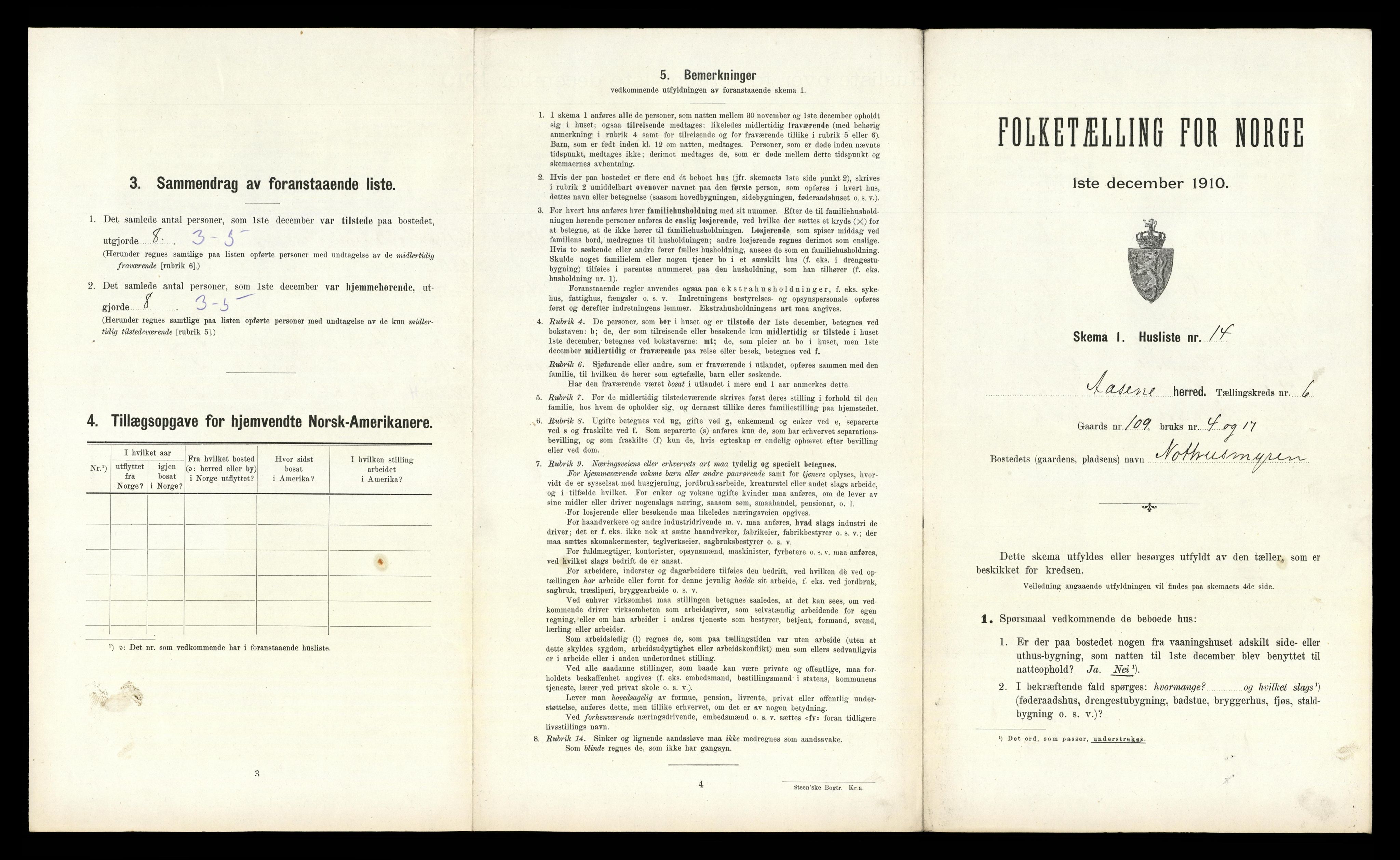 RA, Folketelling 1910 for 1255 Åsane herred, 1910, s. 349