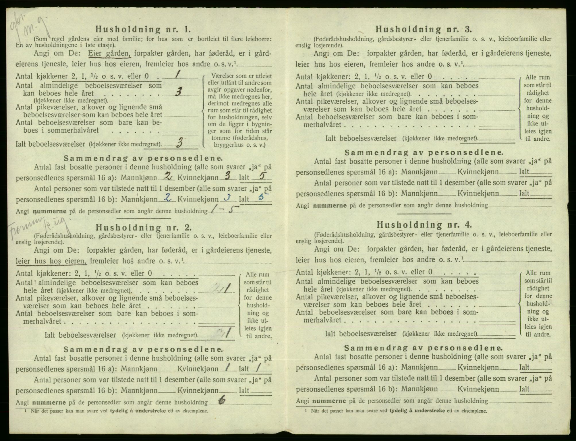 SAB, Folketelling 1920 for 1214 Ølen herred, 1920, s. 38