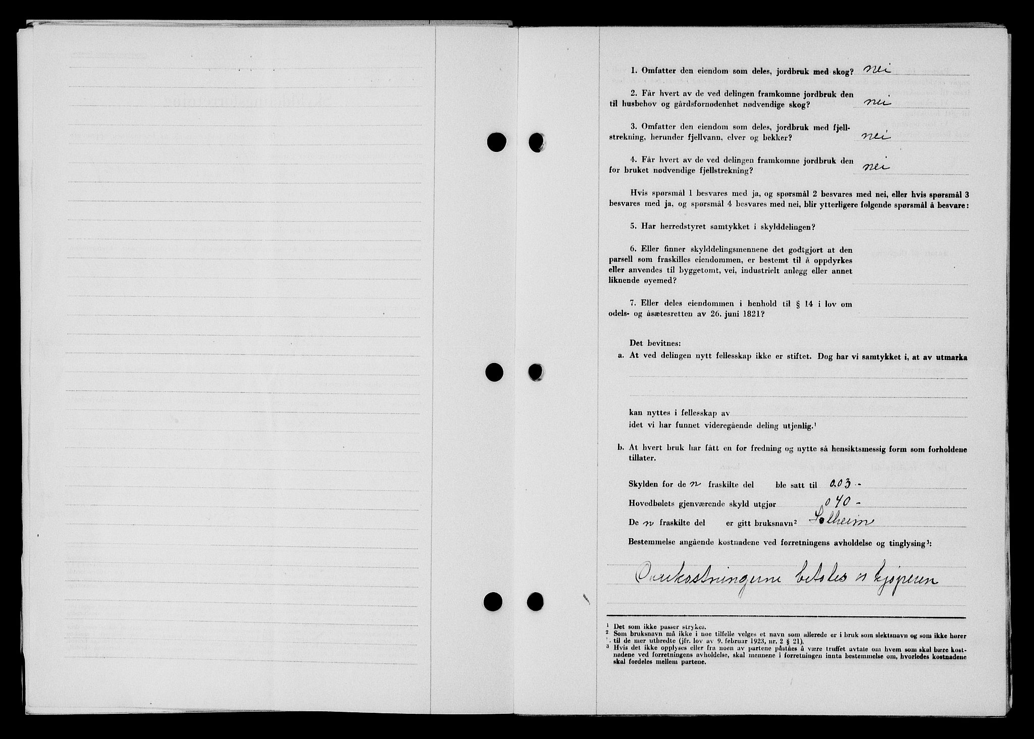 Flekkefjord sorenskriveri, SAK/1221-0001/G/Gb/Gba/L0065: Pantebok nr. A-13, 1949-1949, Dagboknr: 584/1949