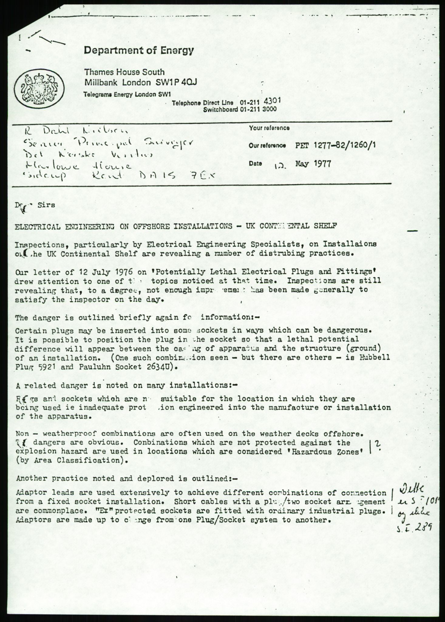 Justisdepartementet, Granskningskommisjonen ved Alexander Kielland-ulykken 27.3.1980, AV/RA-S-1165/D/L0002: I Det norske Veritas (I1-I5, I7-I11, I14-I17, I21-I28, I30-I31)/B Stavanger Drilling A/S (B4), 1980-1981, s. 681