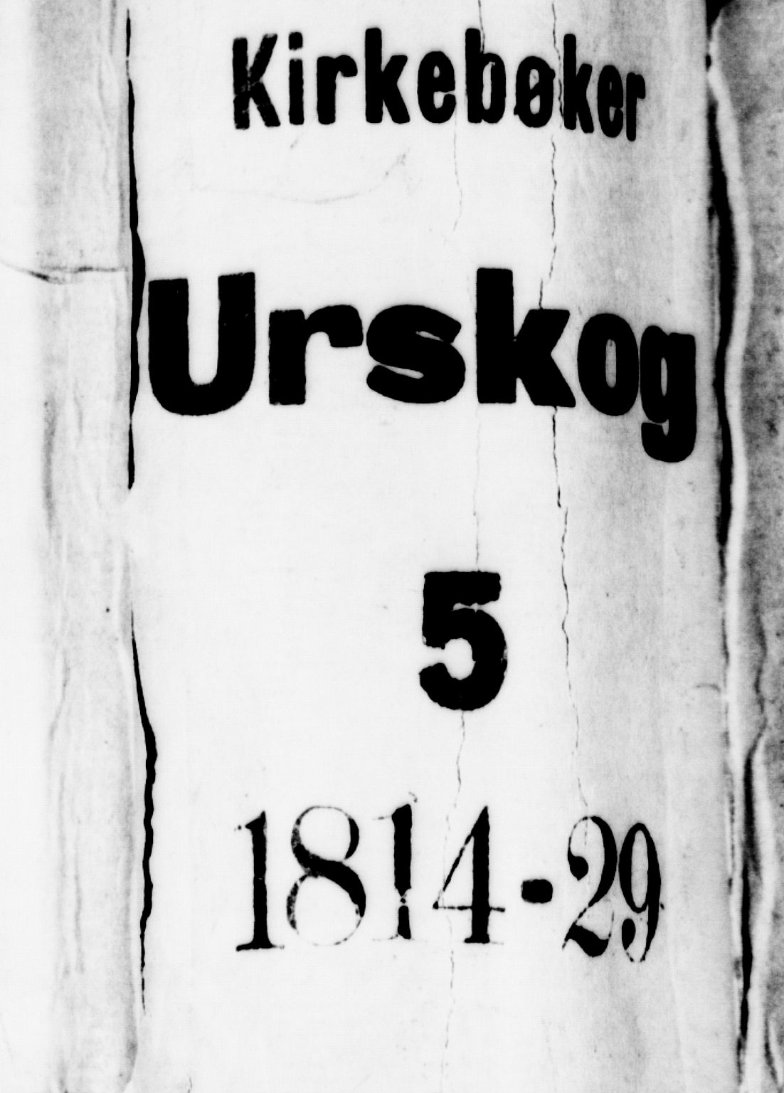 Aurskog prestekontor Kirkebøker, AV/SAO-A-10304a/G/Ga/L0001: Klokkerbok nr. I 1, 1814-1829