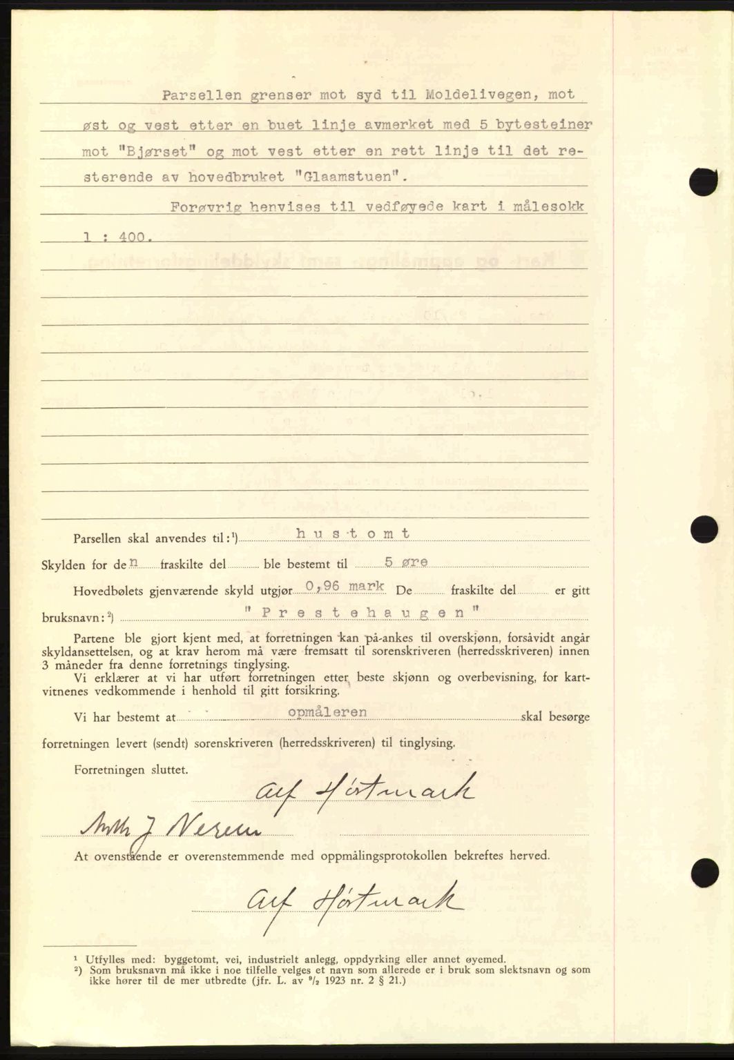 Romsdal sorenskriveri, AV/SAT-A-4149/1/2/2C: Pantebok nr. A13, 1942-1943, Dagboknr: 2217/1942