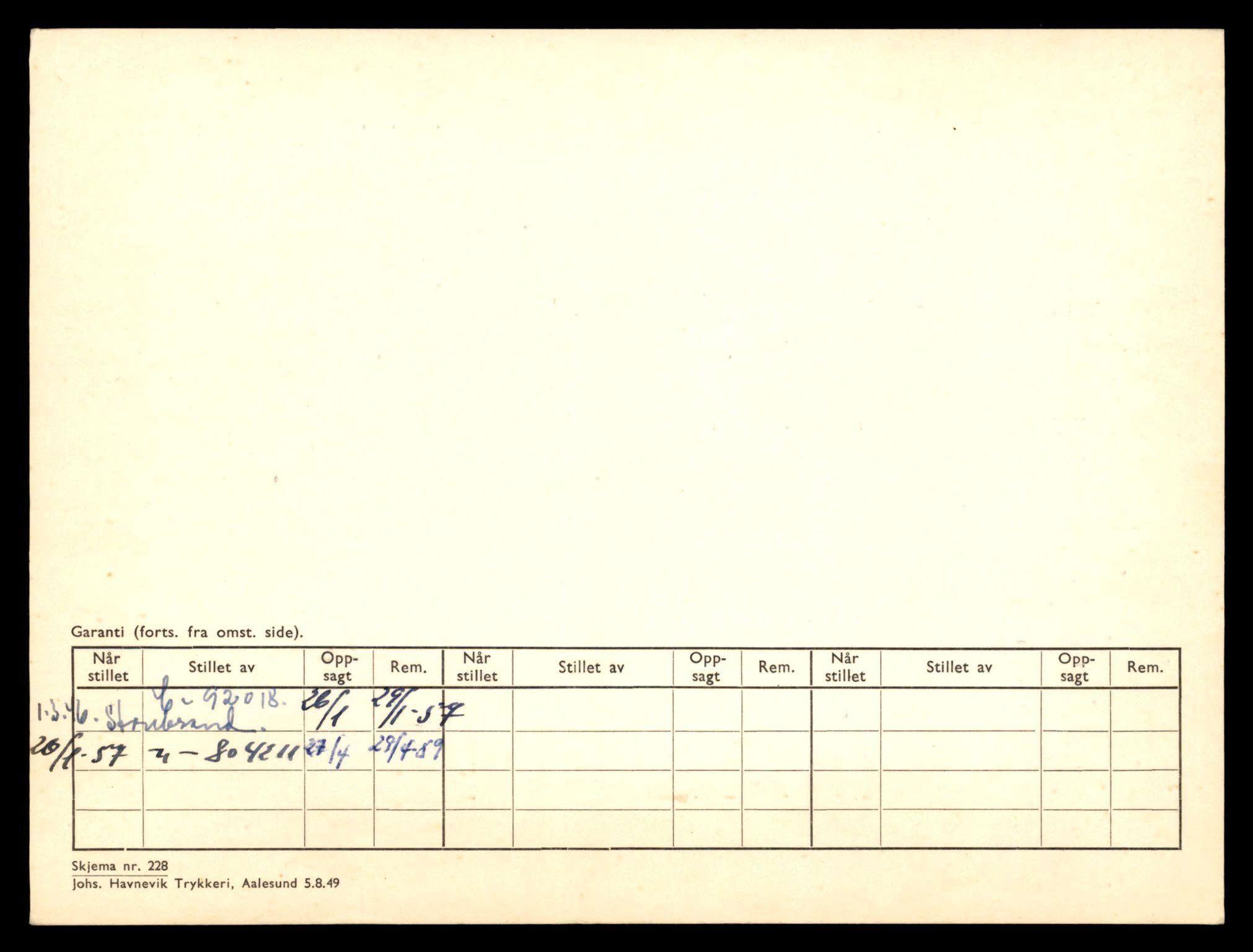 Møre og Romsdal vegkontor - Ålesund trafikkstasjon, SAT/A-4099/F/Fe/L0003: Registreringskort for kjøretøy T 232 - T 340, 1927-1998, s. 2729