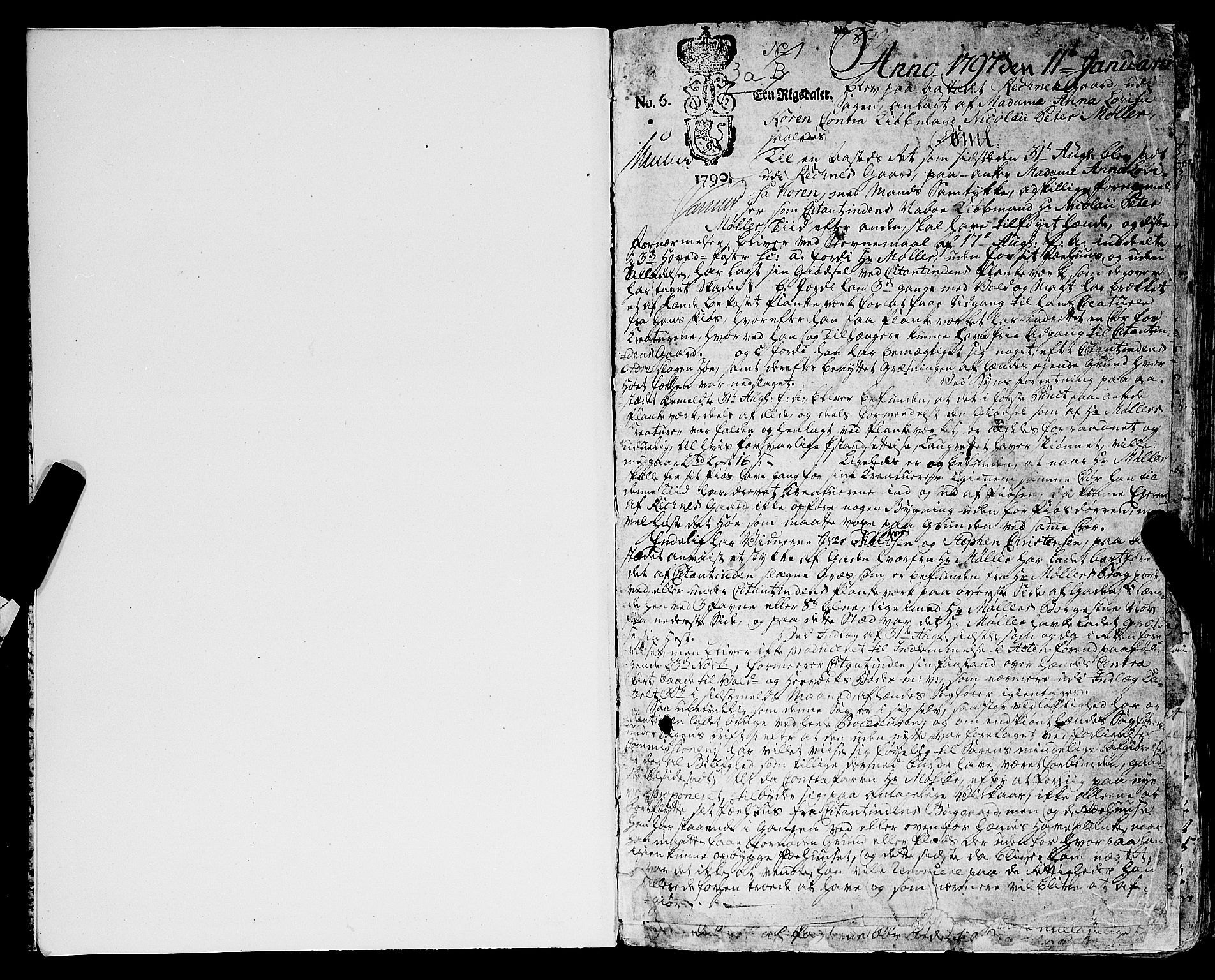 Molde byfogd, AV/SAT-A-0025/1/1A/L0002: Justisprotokoll, 1797-1831, s. 0b-1a