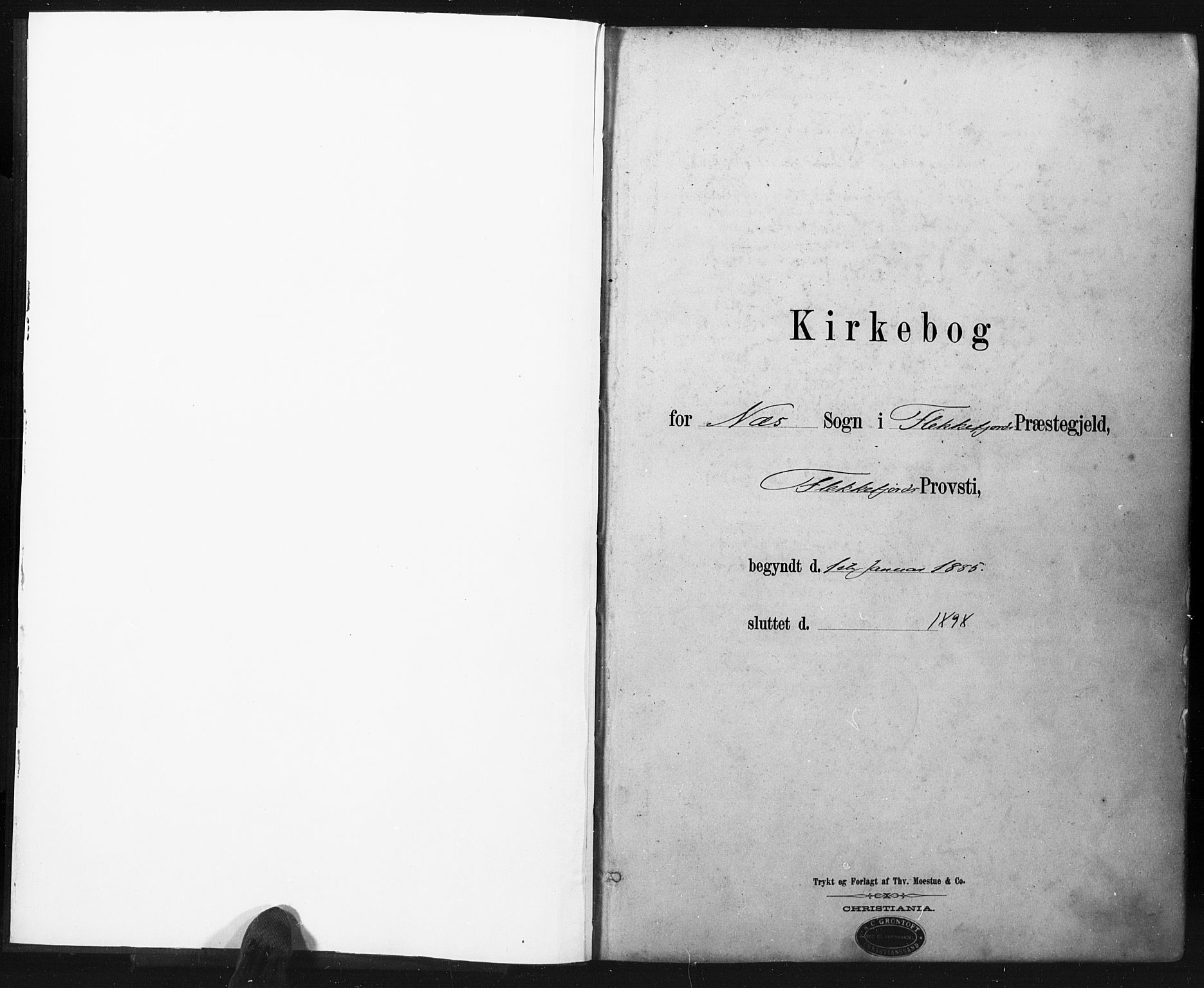 Flekkefjord sokneprestkontor, AV/SAK-1111-0012/F/Fa/Fac/L0008: Ministerialbok nr. A 8, 1885-1898