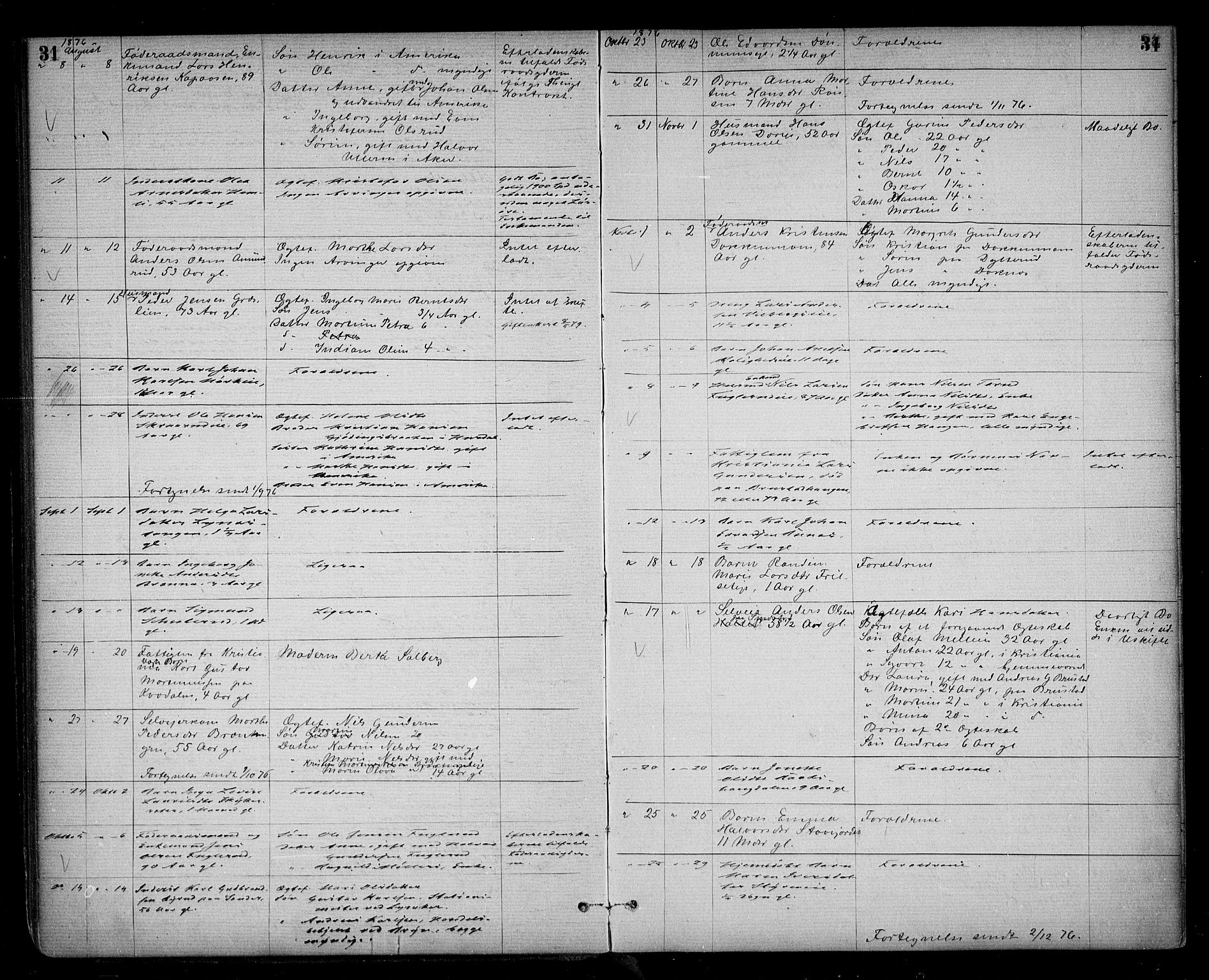 Eidsvoll lensmannskontor, AV/SAO-A-10266a/H/Ha/Haa/L0002: Dødsfallsprotokoll, 1871-1896, s. 31