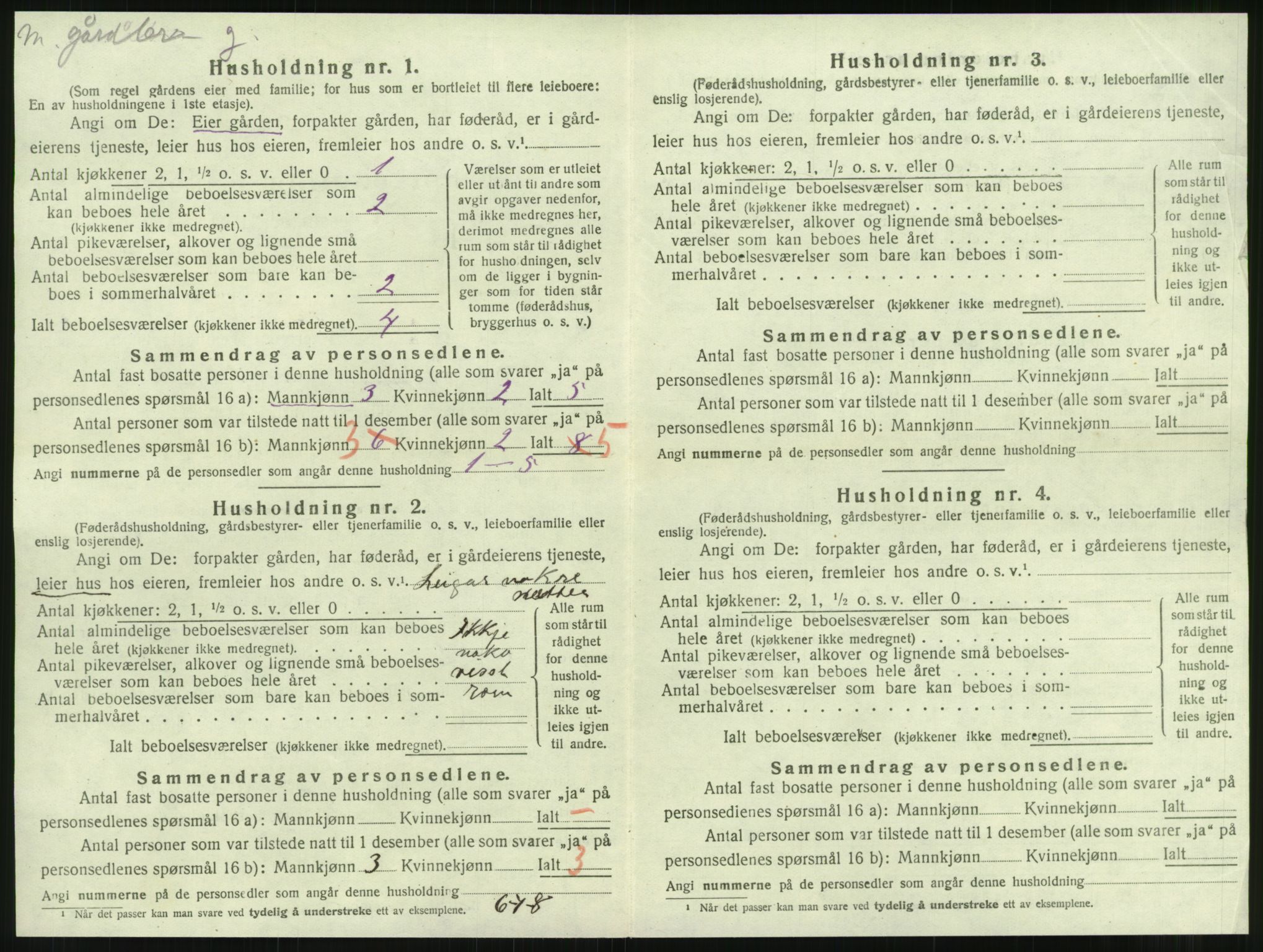 SAT, Folketelling 1920 for 1833 Mo herred, 1920, s. 67