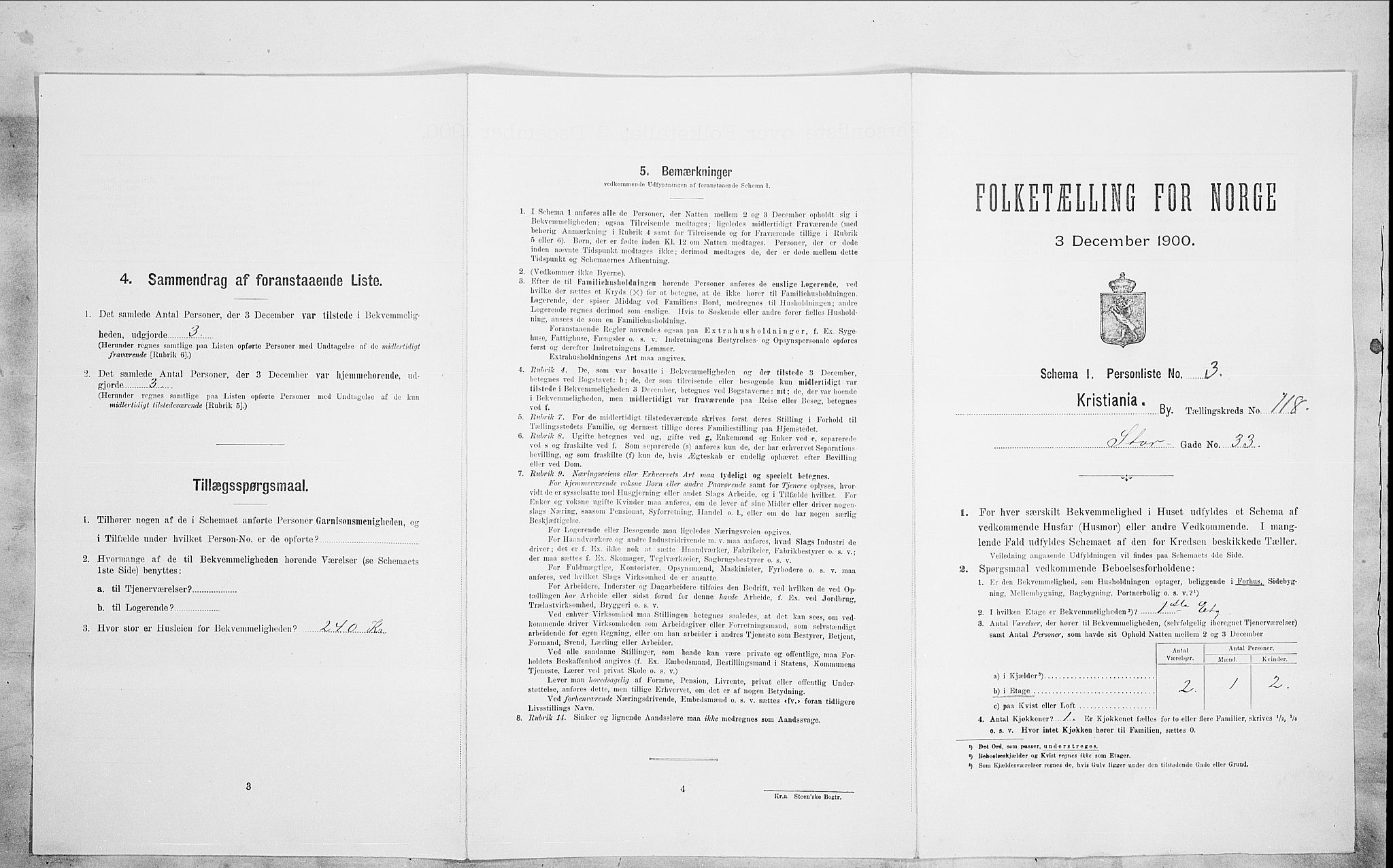 SAO, Folketelling 1900 for 0301 Kristiania kjøpstad, 1900, s. 92414