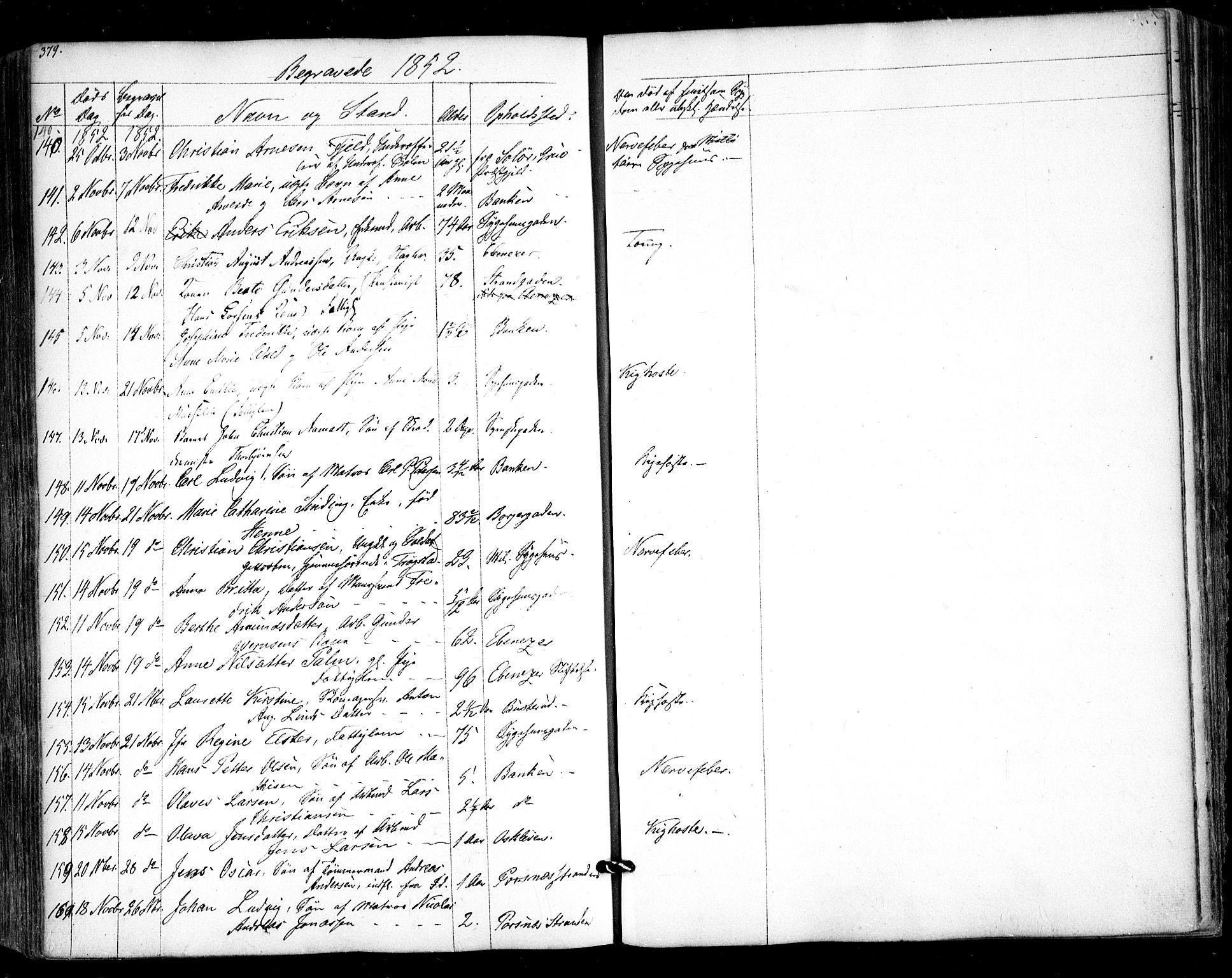 Halden prestekontor Kirkebøker, AV/SAO-A-10909/F/Fa/L0006: Ministerialbok nr. I 6, 1845-1856, s. 379