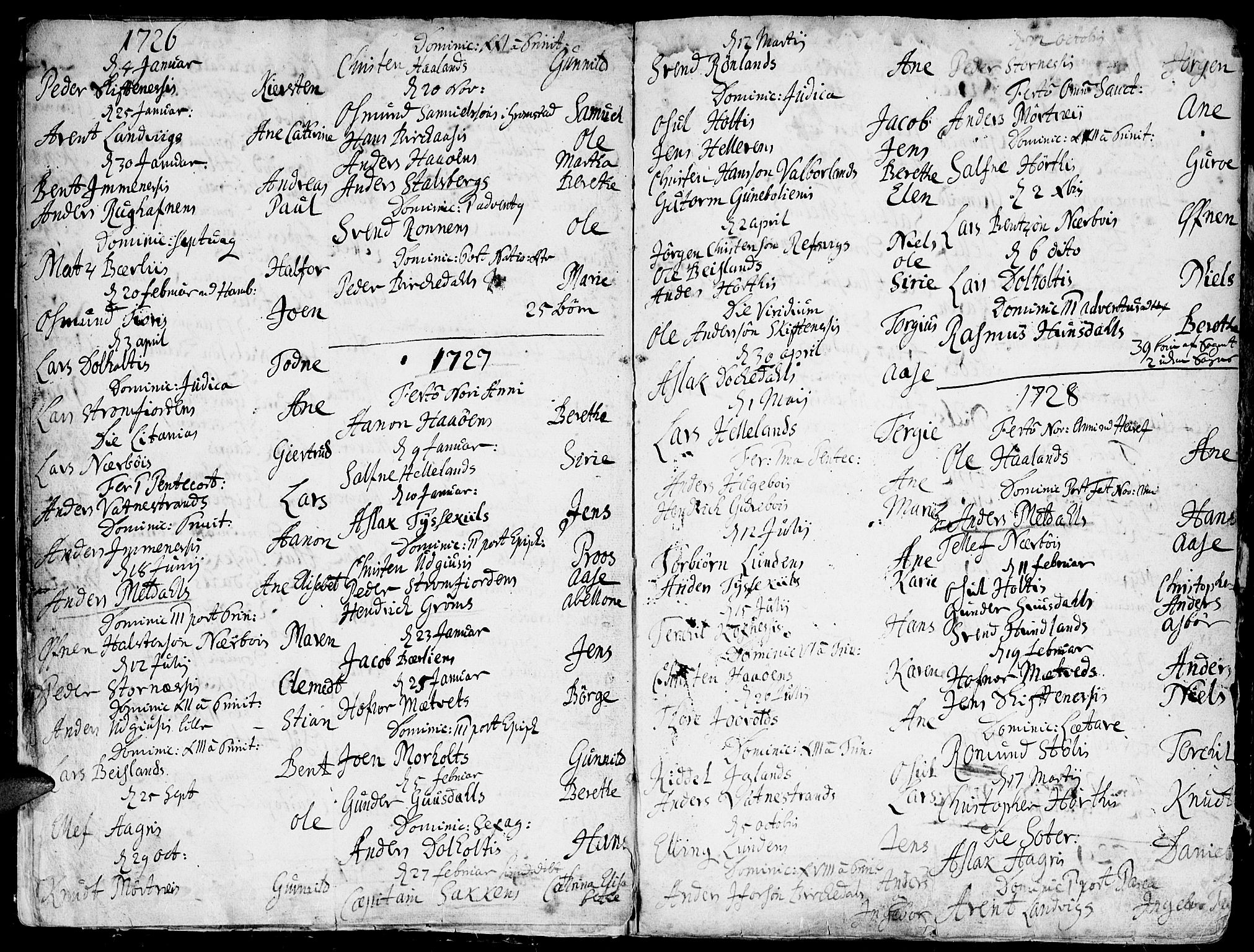Hommedal sokneprestkontor, AV/SAK-1111-0023/F/Fa/Fab/L0001: Ministerialbok nr. A 1 /1, 1690-1754