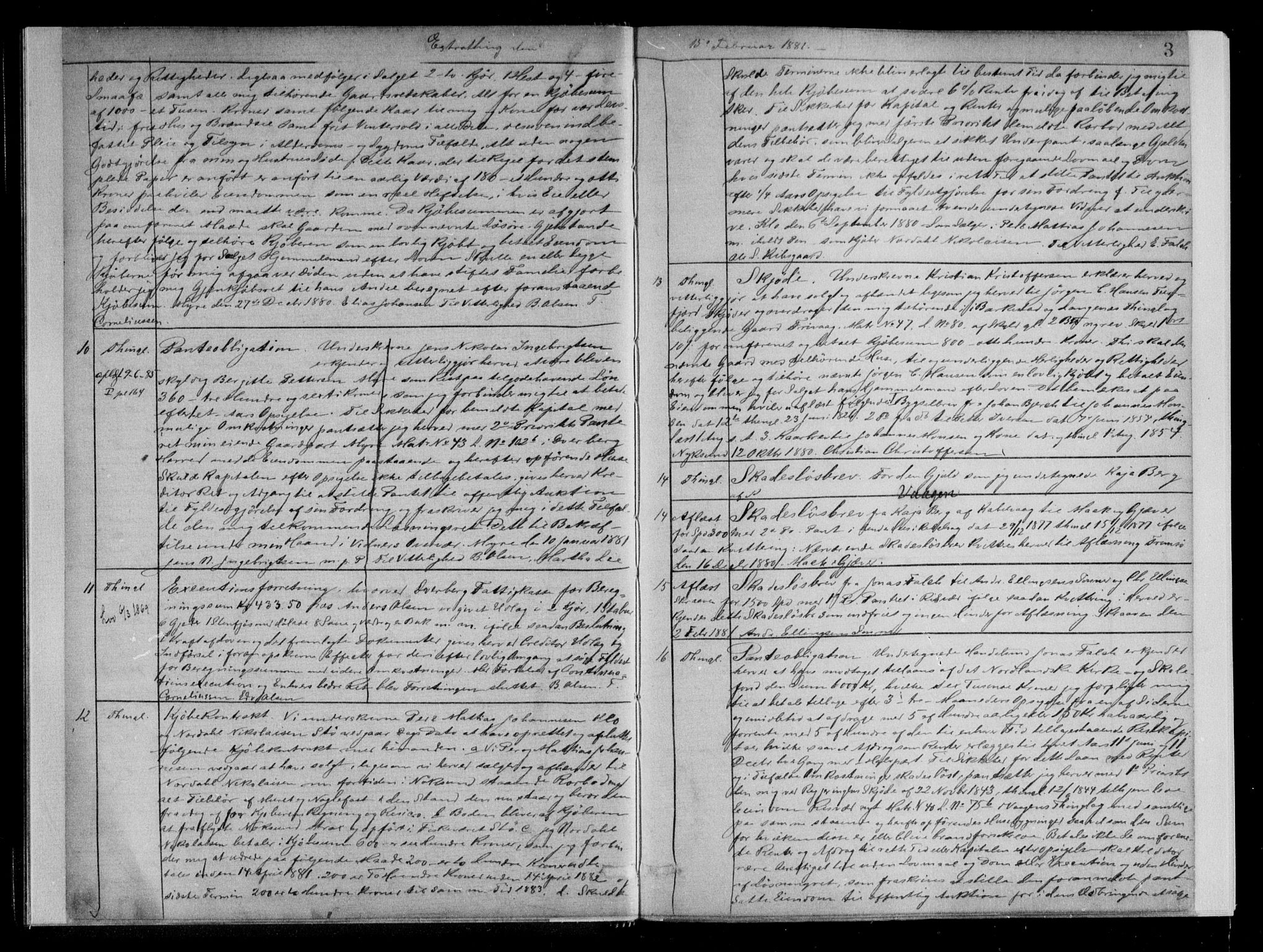 Vesterålen sorenskriveri, SAT/A-4180/1/2/2Ca/L0018: Pantebok nr. O, 1881-1884, s. 3