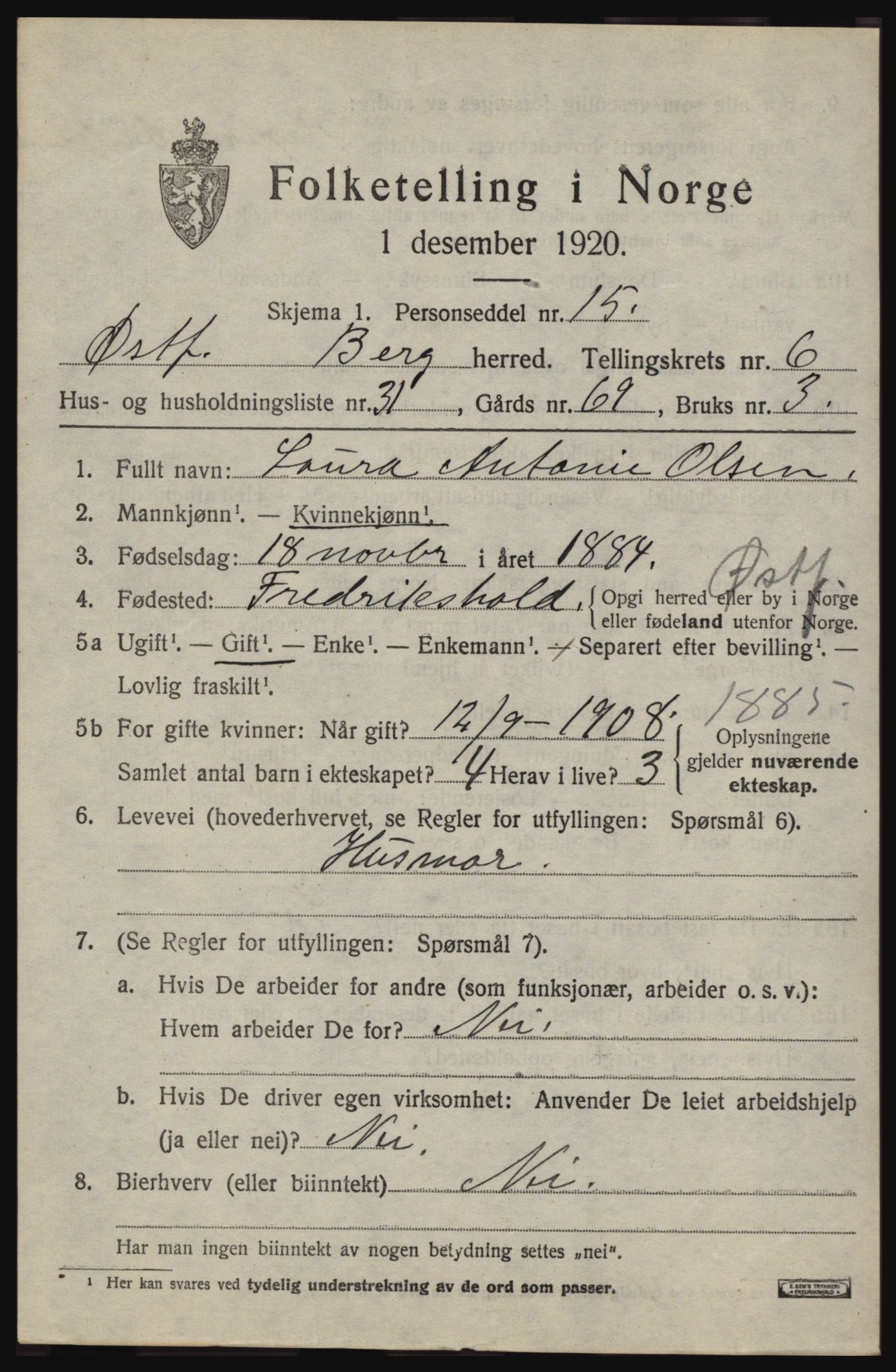 SAO, Folketelling 1920 for 0116 Berg herred, 1920, s. 10469