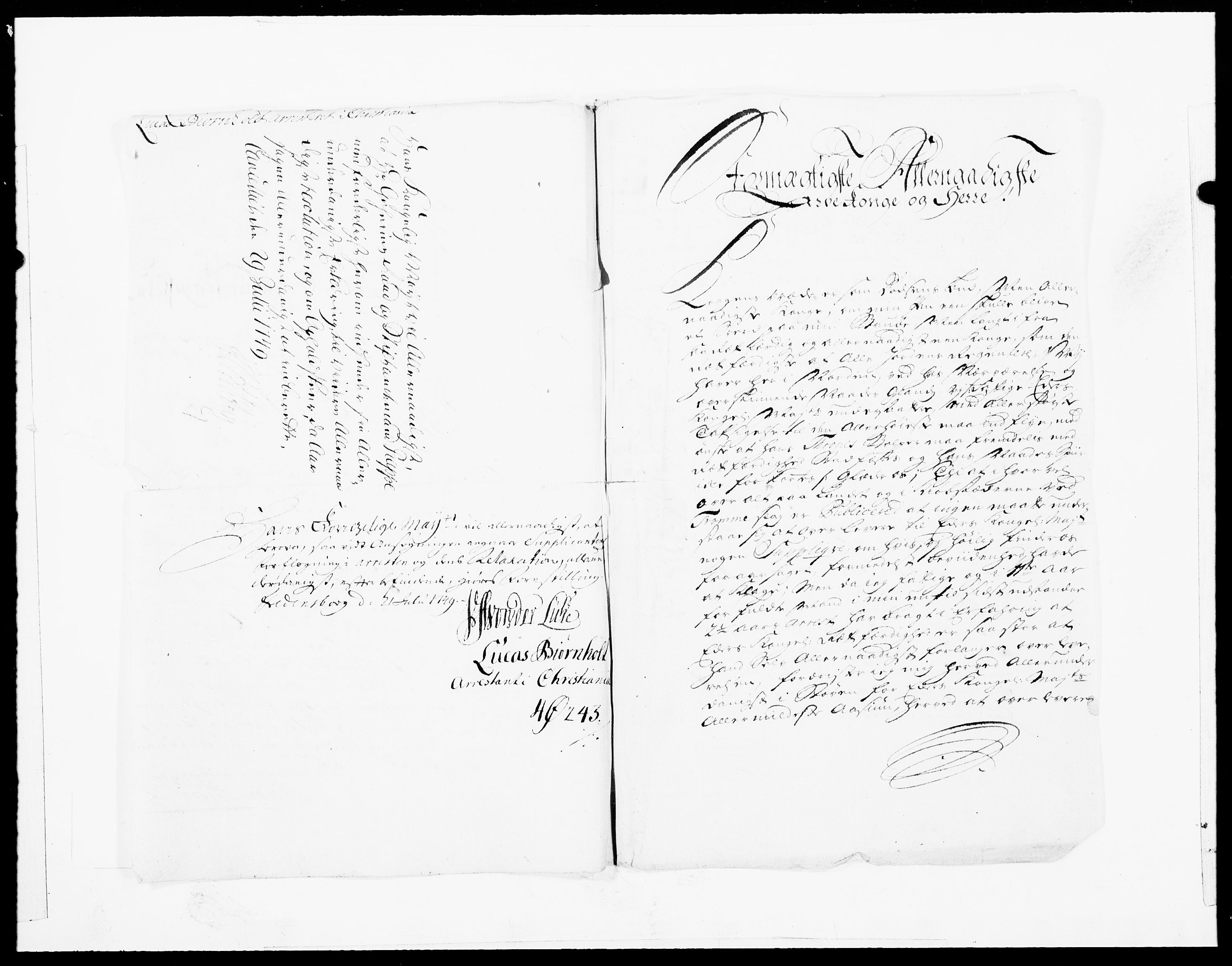 Danske Kanselli 1572-1799, AV/RA-EA-3023/F/Fc/Fcc/Fcca/L0153: Norske innlegg 1572-1799, 1749, s. 15