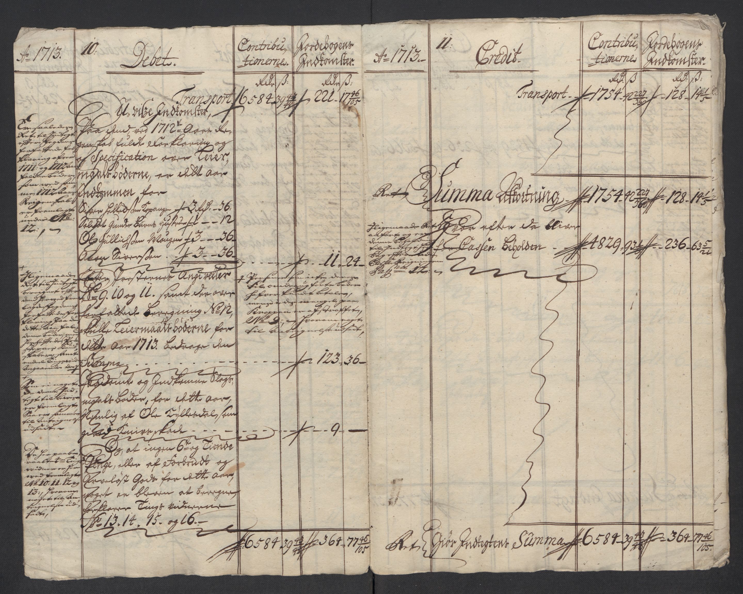 Rentekammeret inntil 1814, Reviderte regnskaper, Fogderegnskap, AV/RA-EA-4092/R24/L1588: Fogderegnskap Numedal og Sandsvær, 1713, s. 9