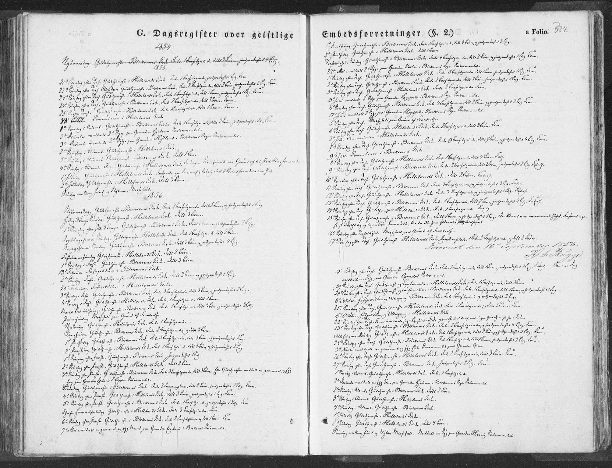 Helleland sokneprestkontor, SAST/A-101810: Ministerialbok nr. A 6.2, 1834-1863, s. 524
