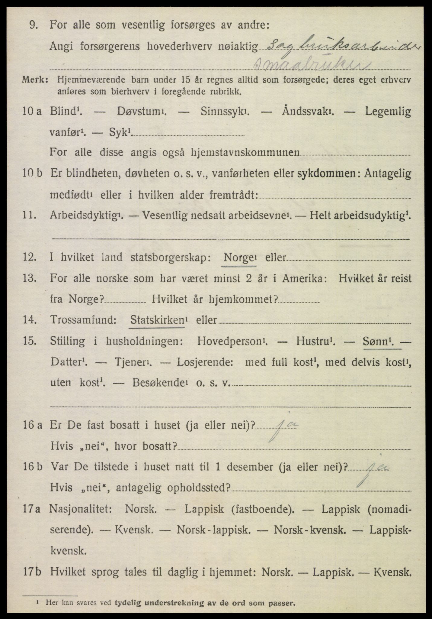 SAT, Folketelling 1920 for 1747 Otterøy herred, 1920, s. 1426