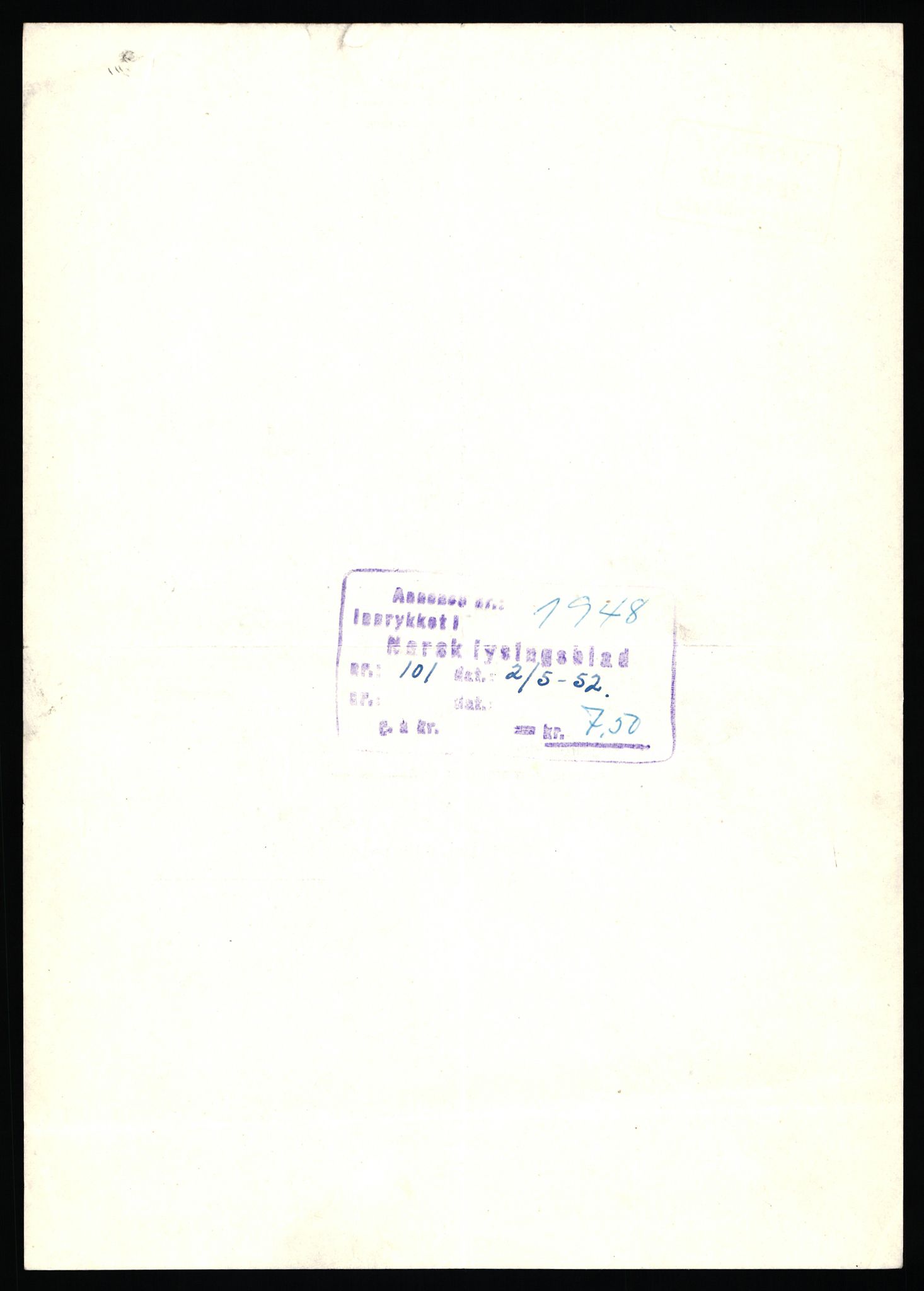 Stavanger byfogd, SAST/A-101408/002/J/Jd/Jde/L0001: Registreringsmeldinger og bilag. Enkeltmannsforetak, 1-350, 1891-1967, s. 341