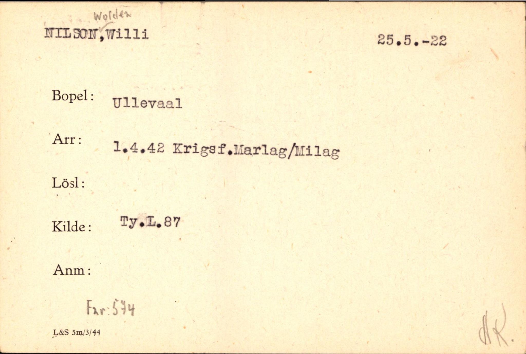 Forsvaret, Forsvarets krigshistoriske avdeling, AV/RA-RAFA-2017/Y/Yf/L0200: II-C-11-2102  -  Norske krigsfanger i Tyskland, 1940-1945, s. 778