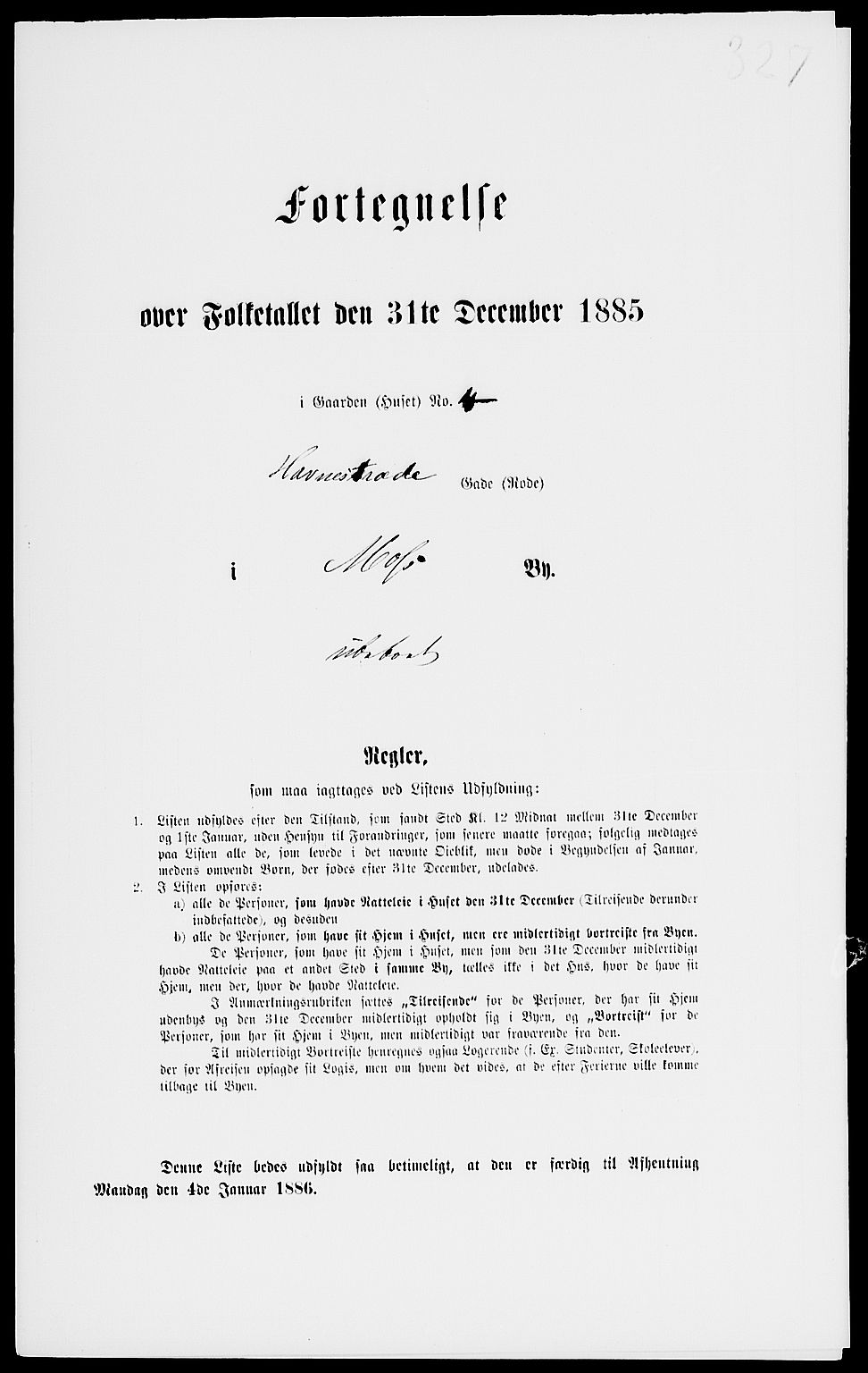 RA, Folketelling 1885 for 0104 Moss kjøpstad, 1885, s. 708