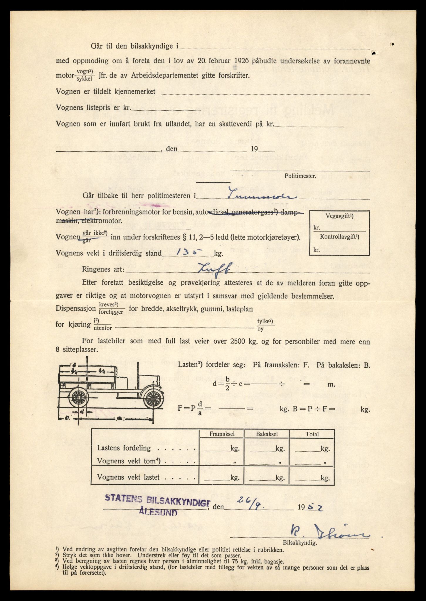 Møre og Romsdal vegkontor - Ålesund trafikkstasjon, AV/SAT-A-4099/F/Fe/L0031: Registreringskort for kjøretøy T 11800 - T 11996, 1927-1998, s. 682