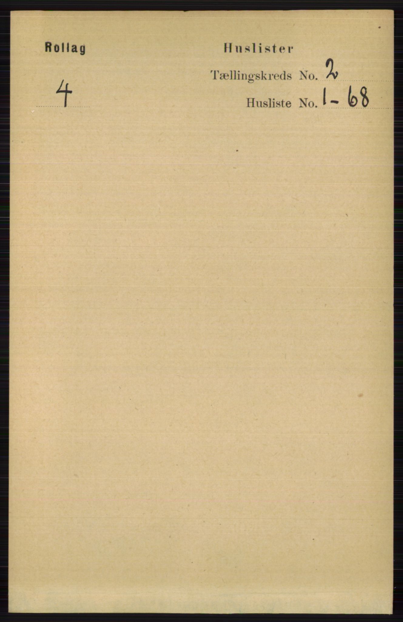 RA, Folketelling 1891 for 0632 Rollag herred, 1891, s. 416