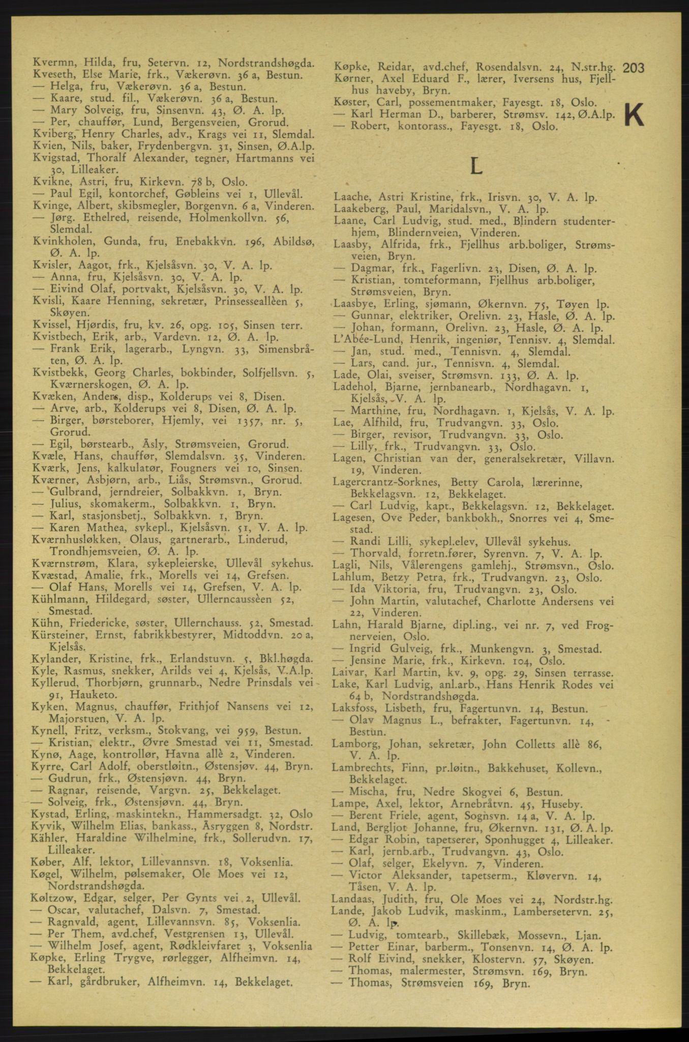 Aker adressebok/adressekalender, PUBL/001/A/006: Aker adressebok, 1937-1938, s. 203