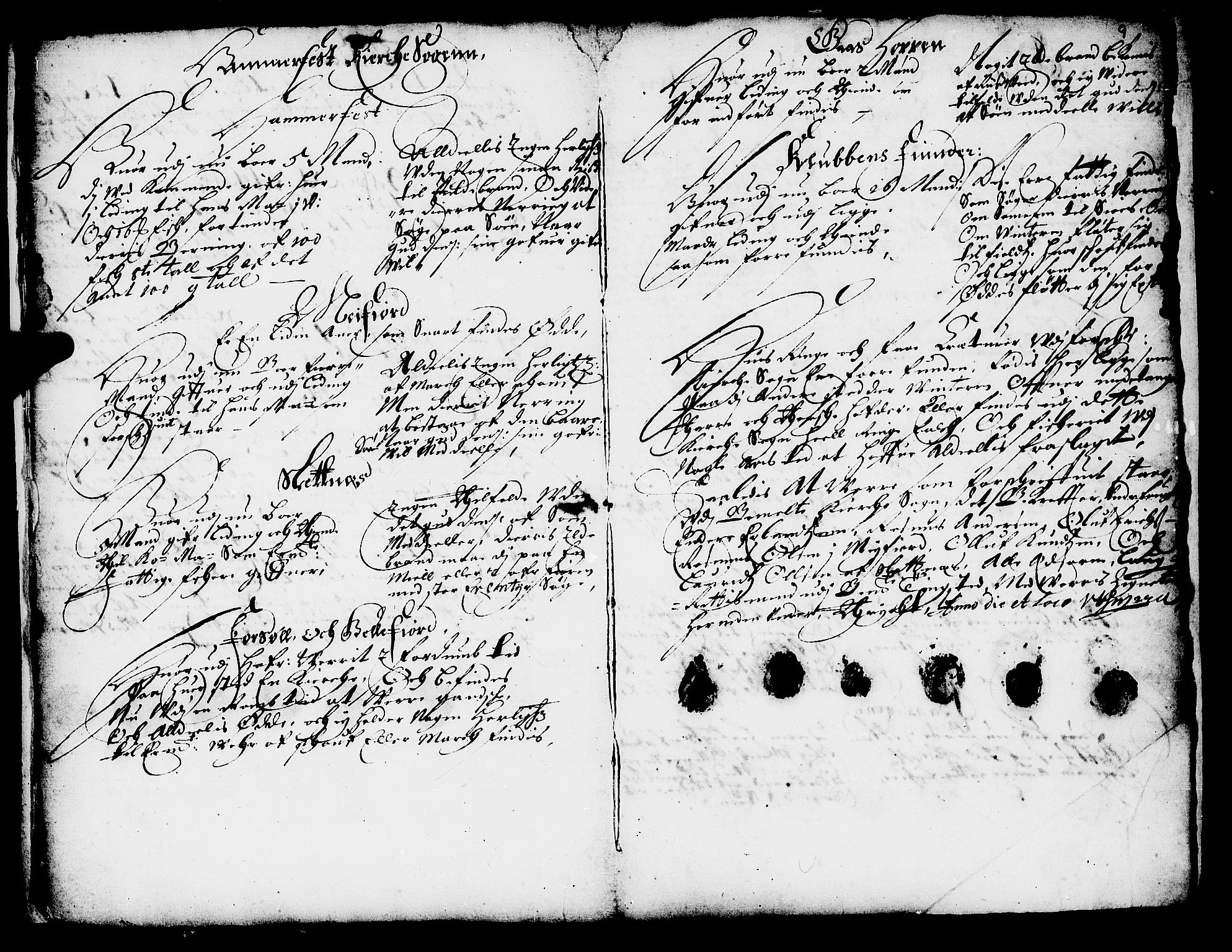 Rentekammeret inntil 1814, Realistisk ordnet avdeling, AV/RA-EA-4070/N/Nb/Nba/L0060: Finnmark, 1668, s. 8b-9a