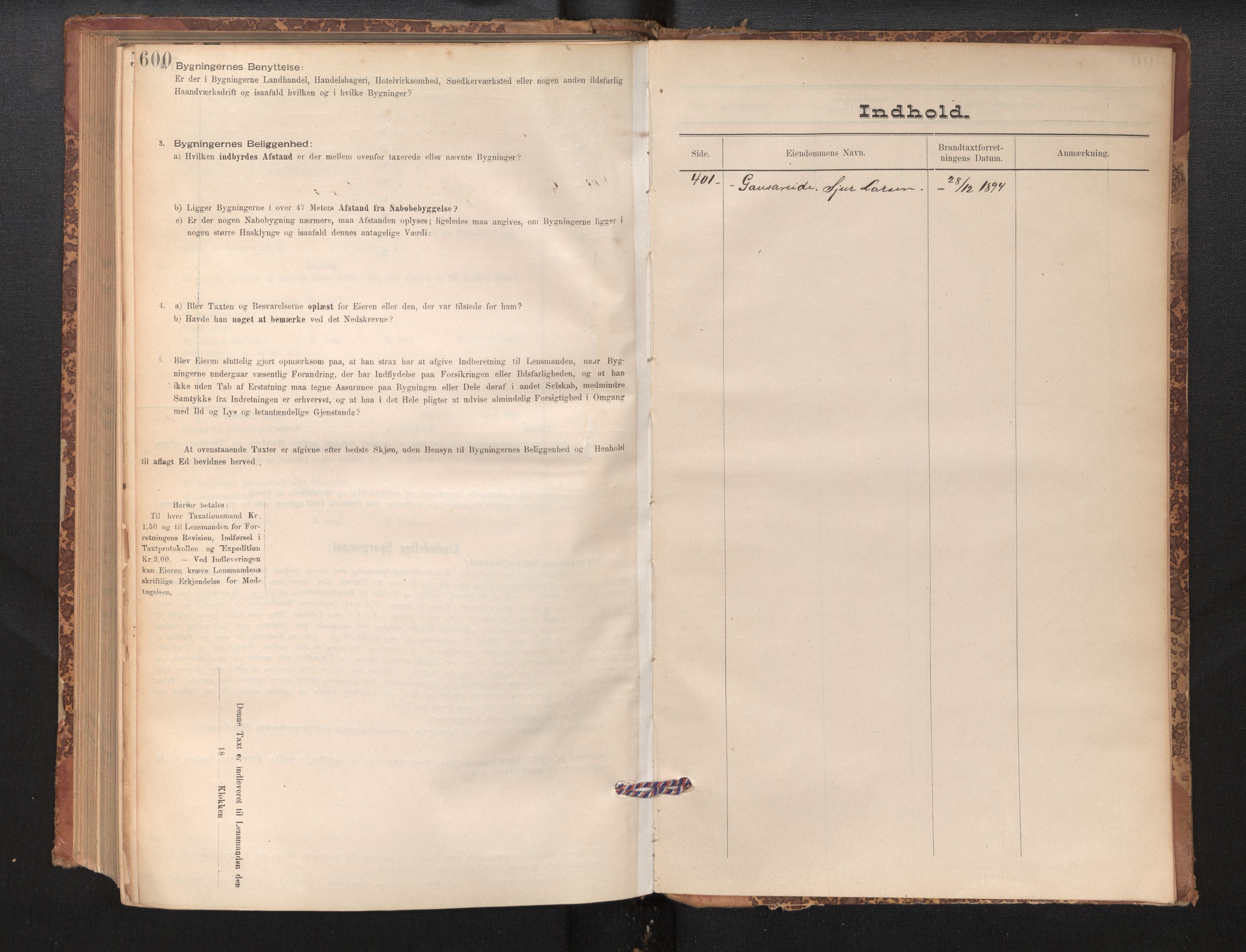 Lensmannen i Alversund, SAB/A-30701/0012/L0004: Branntakstprotokoll, skjematakst, 1894-1953, s. 600