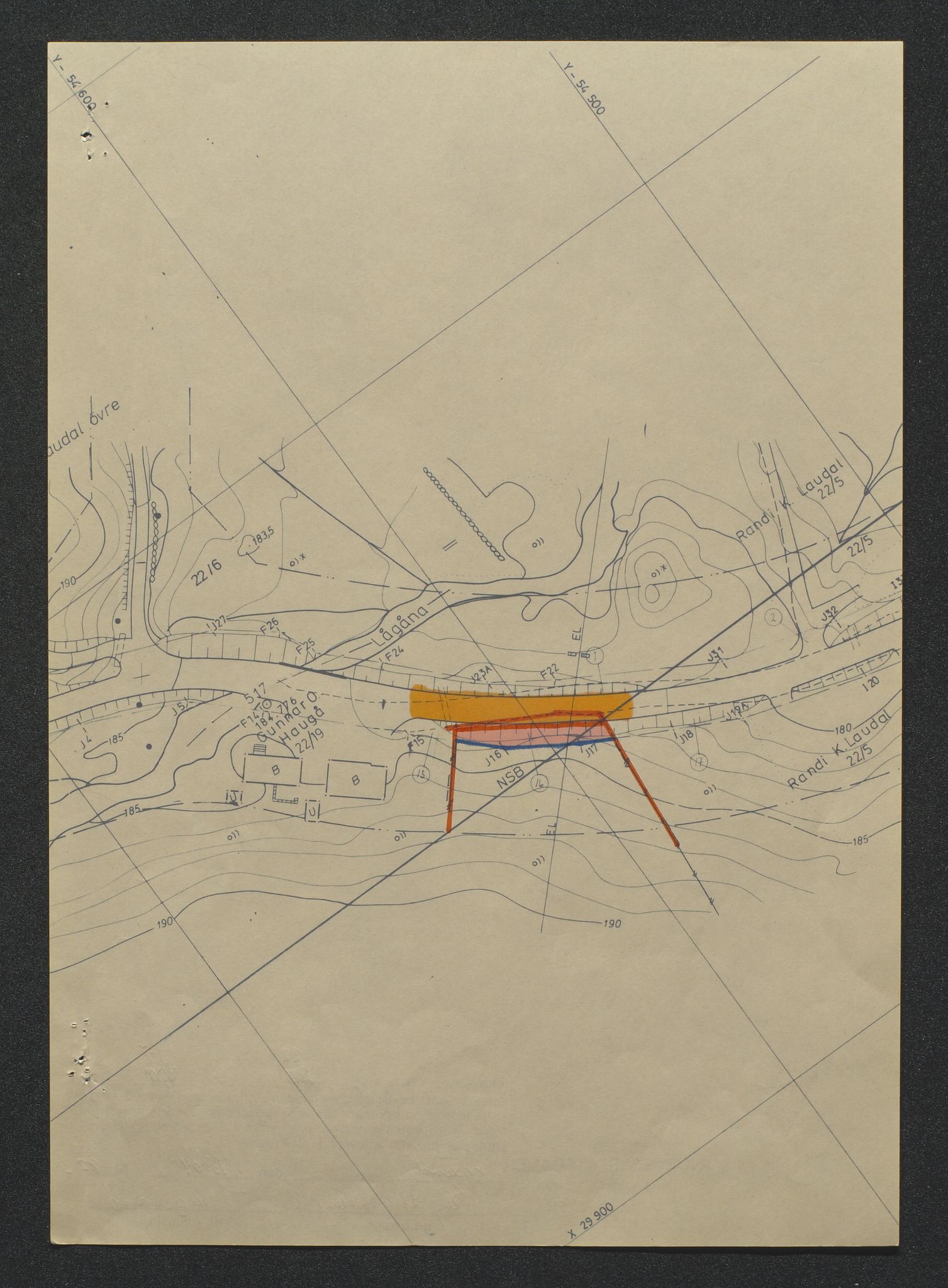 Norges Statsbaner - 2, AV/SAK-1821-0005/D/Da/L0113/0005: 1035 - Grunnavståelse og 1040 - Grunnervervelse - ekspropriasjon / Grunnavståelse. Nodeland-Sira. Vest-Agder Vegvesen, 1977-1982